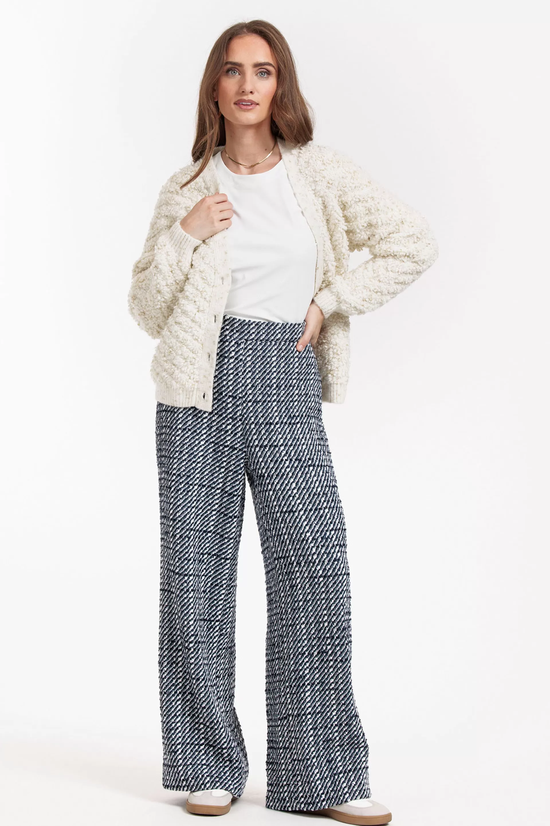 Studio Anneloes Broeken<Alex tweed trousers -