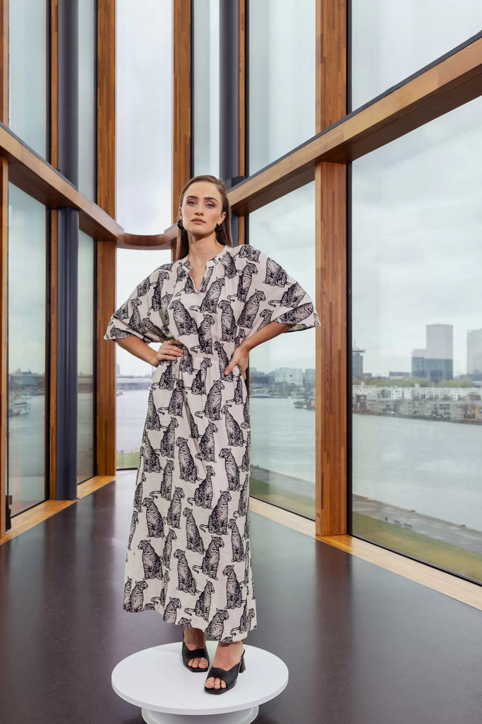 Studio Anneloes Jurken & Rokken<Alina panther dress -
