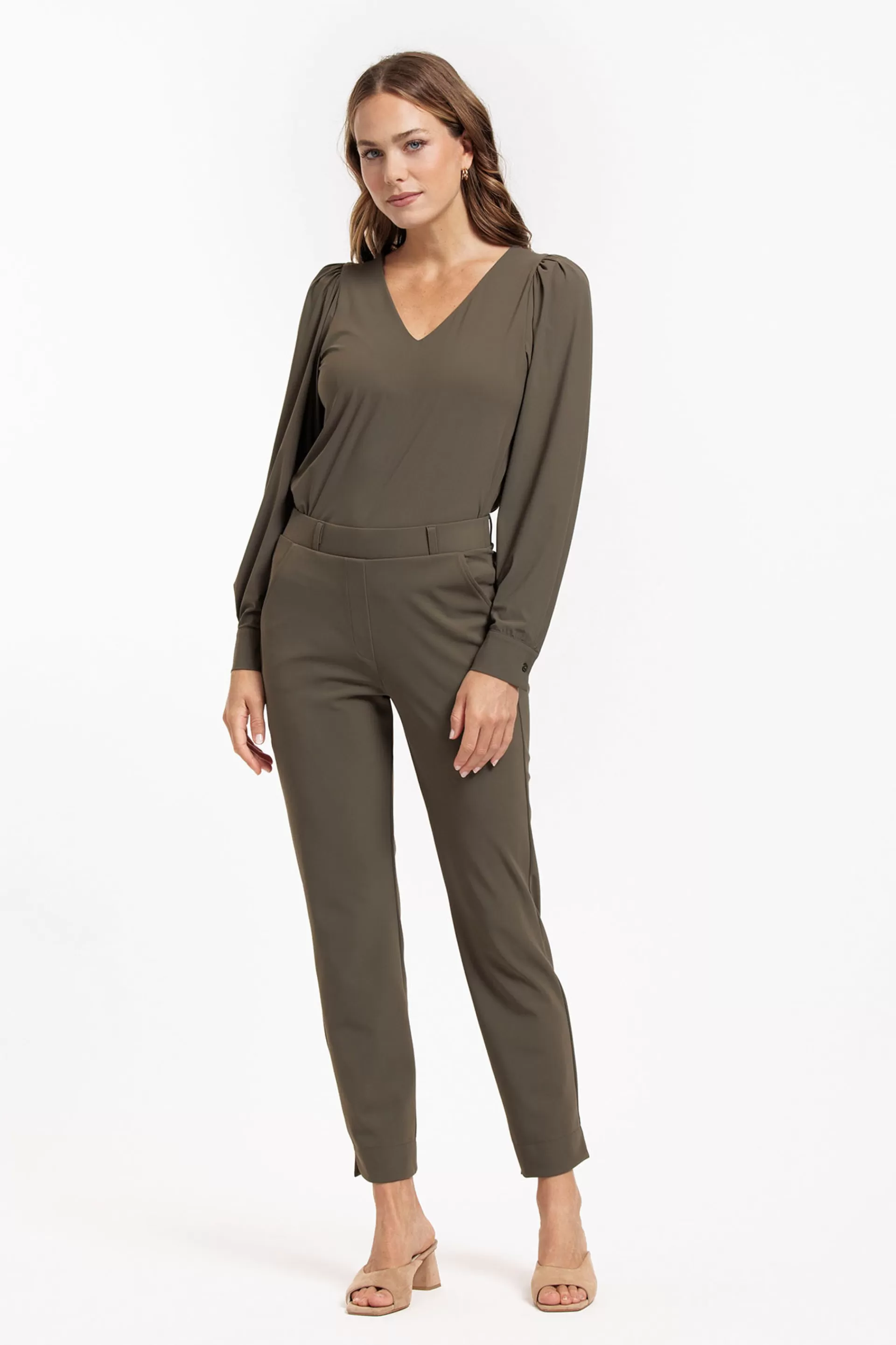 Studio Anneloes Broeken<Anna bonded trousers -