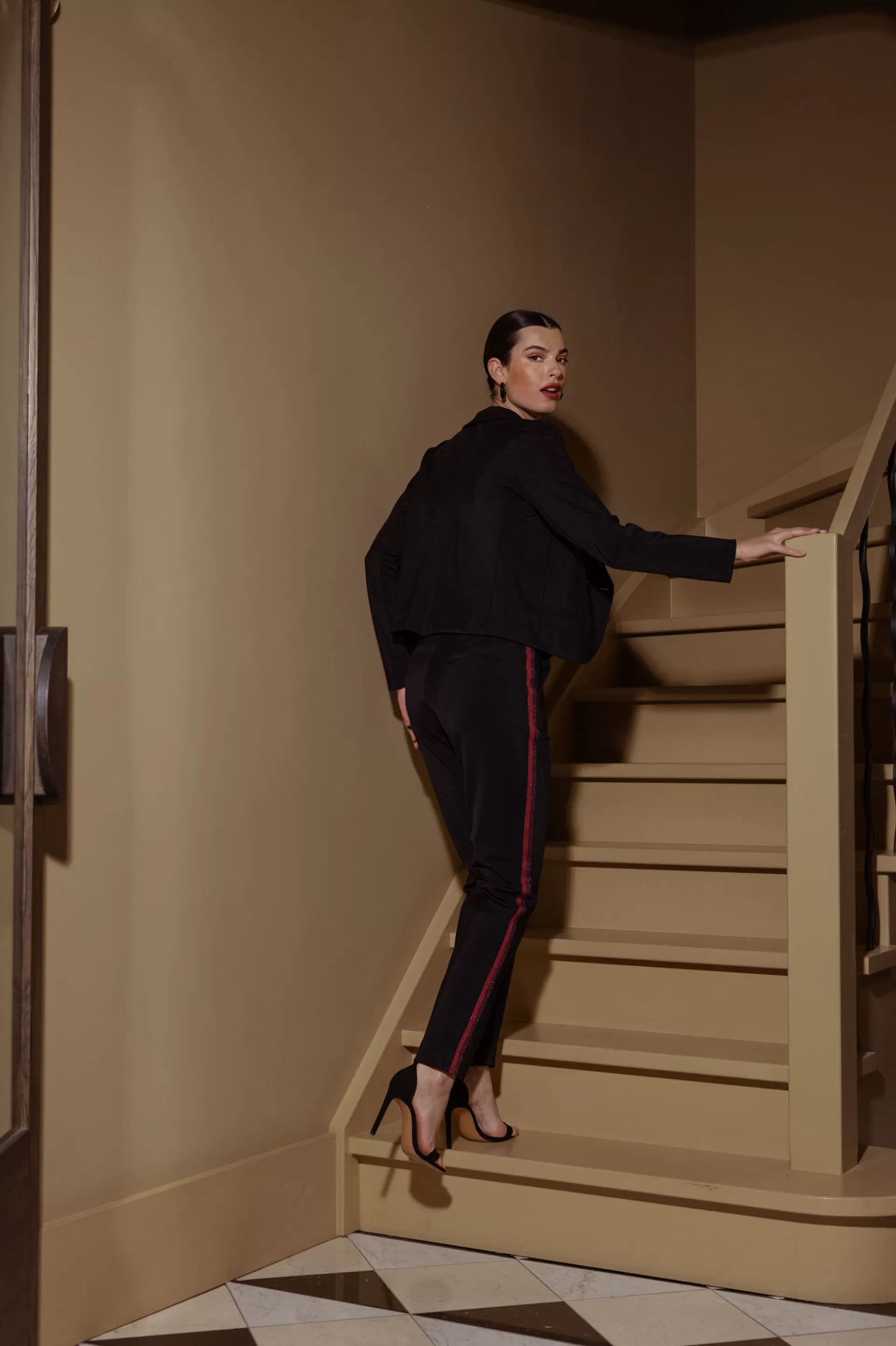 Studio Anneloes Broeken<Anna shiny bonded trousers -