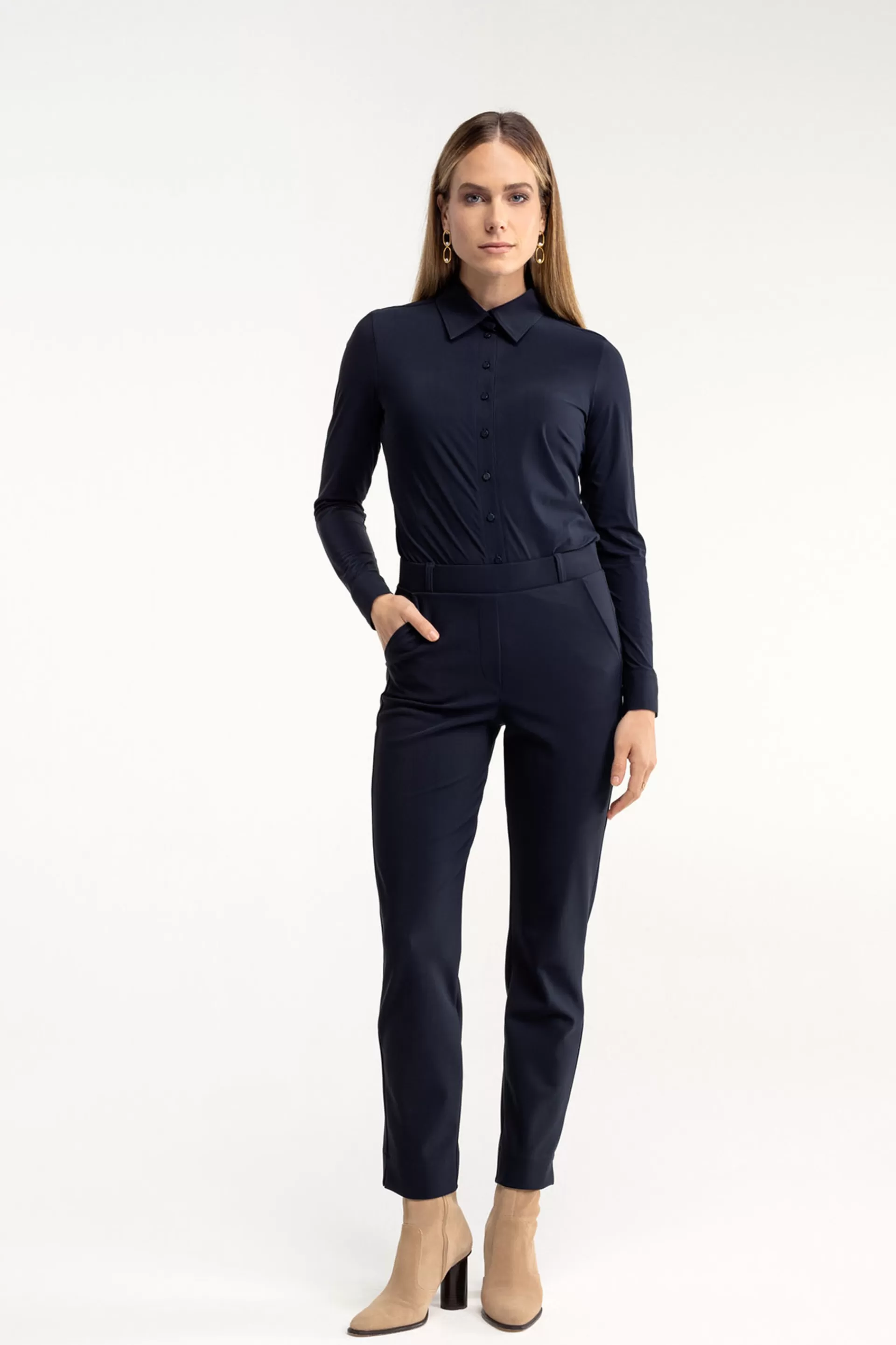 Studio Anneloes Broeken | Essentials<Anne bonded trousers -