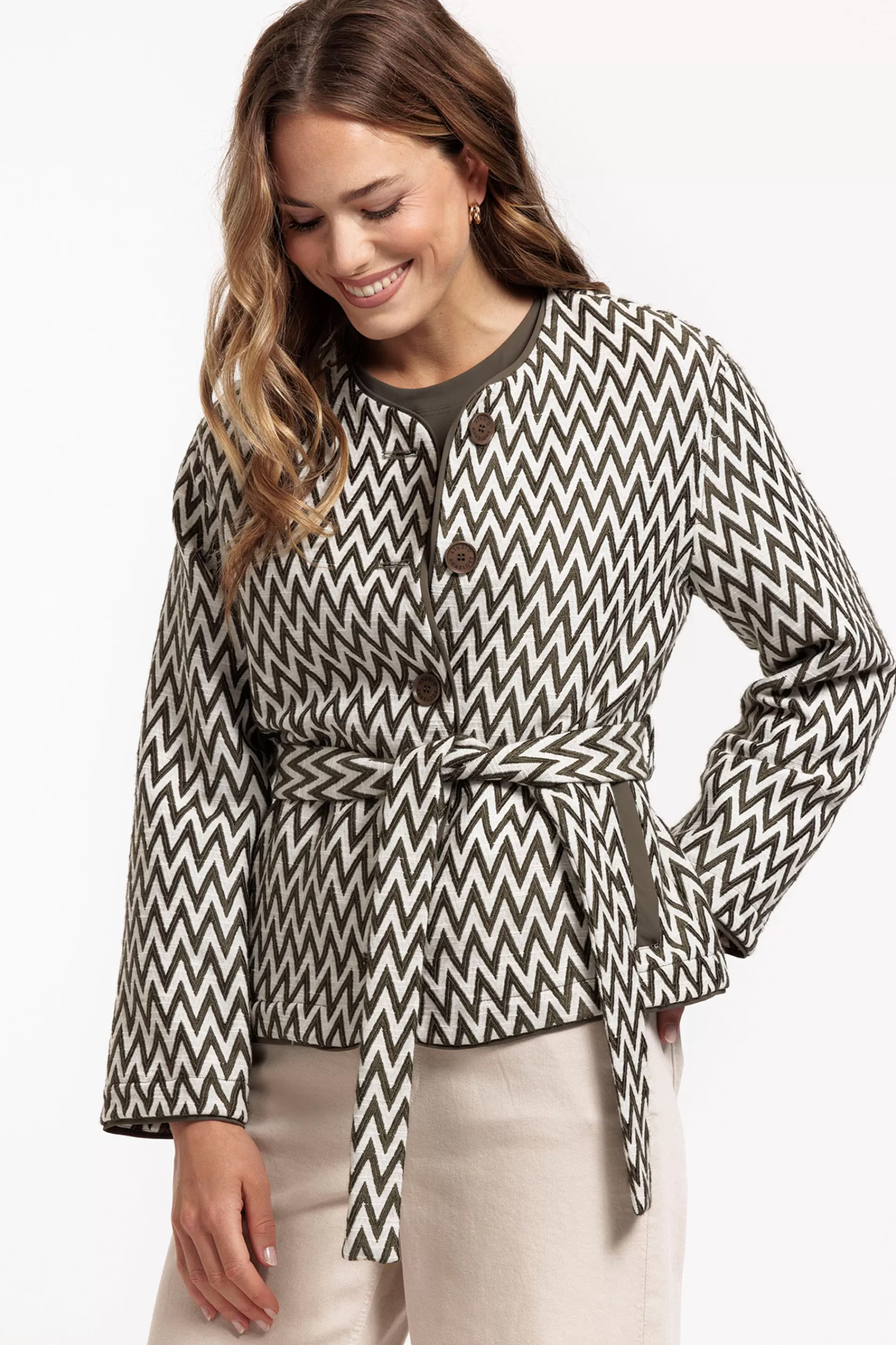Studio Anneloes Blazers & Jasjes | Jassen<Azra zig zag jacket -