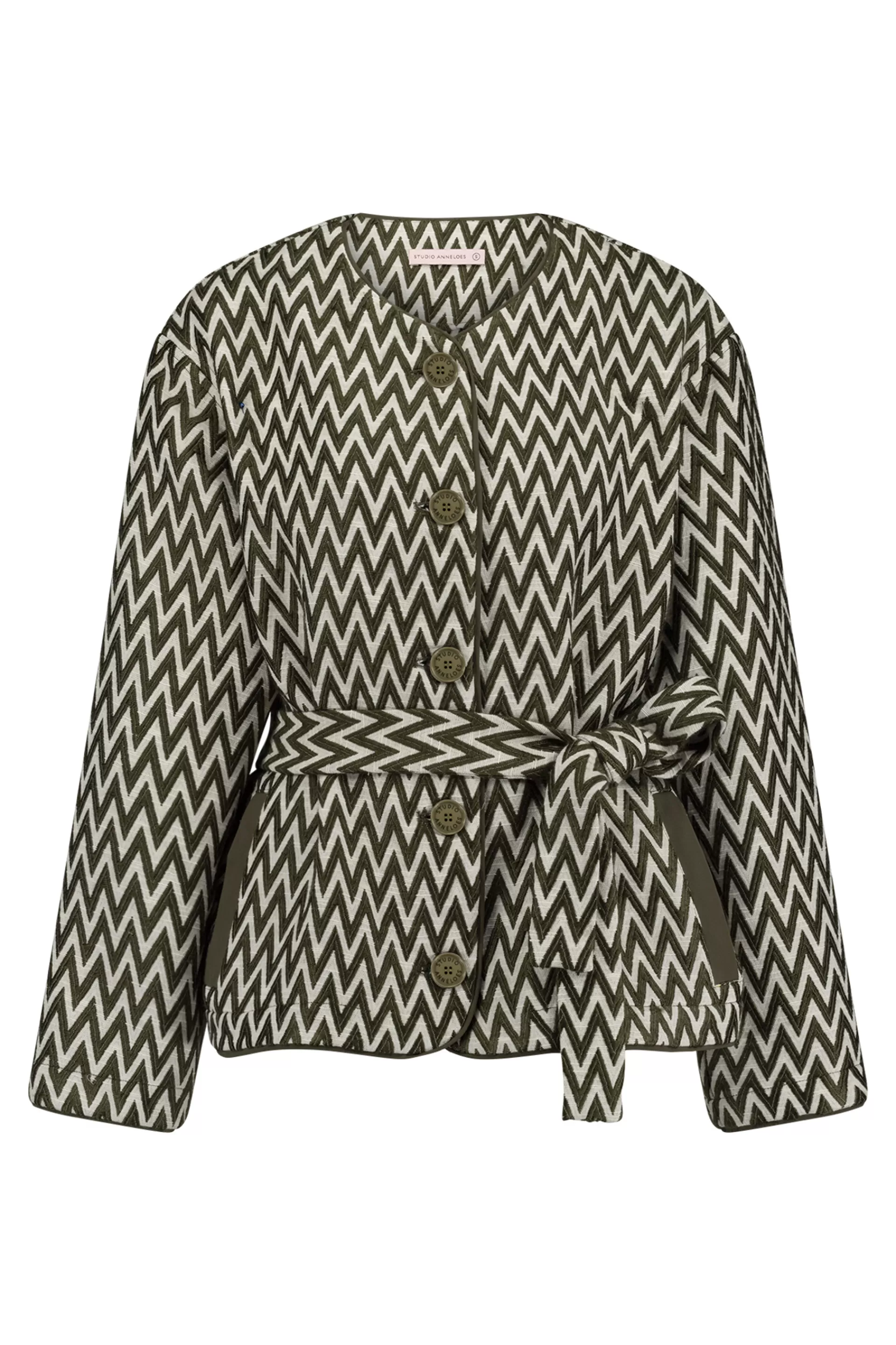 Studio Anneloes Blazers & Jasjes | Jassen<Azra zig zag jacket -