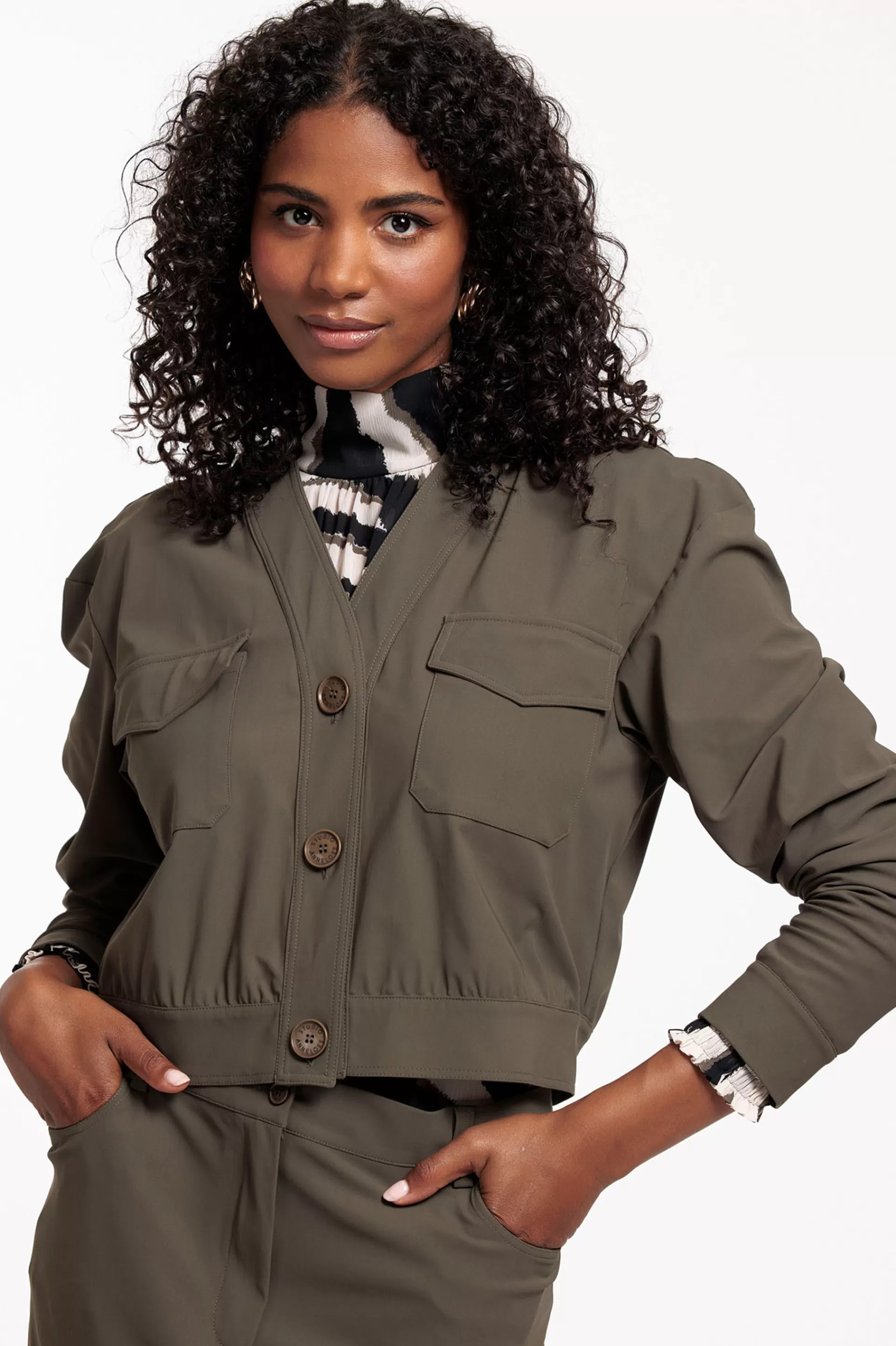 Studio Anneloes Blazers & Jasjes | Jassen<Becky cargo jacket -