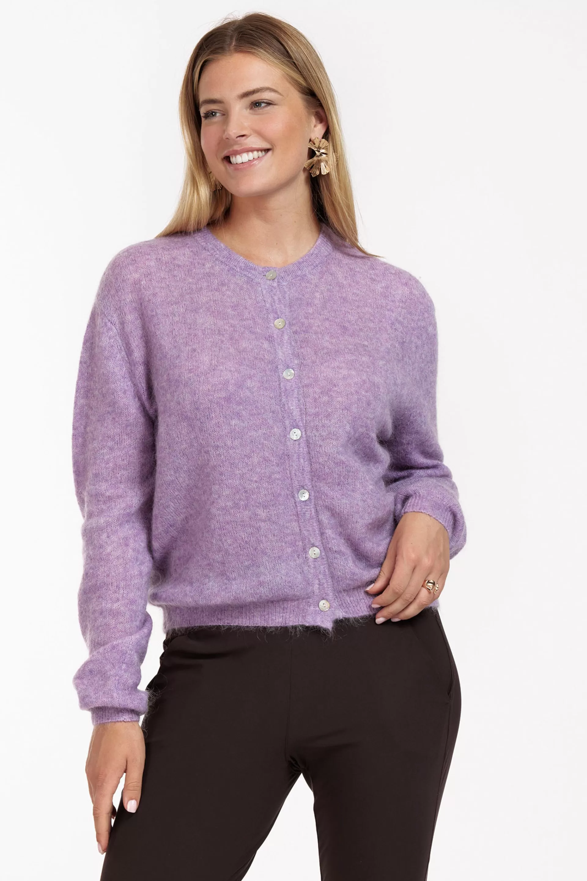 Studio Anneloes Truien & Vesten<Bibi mohair cardigan -