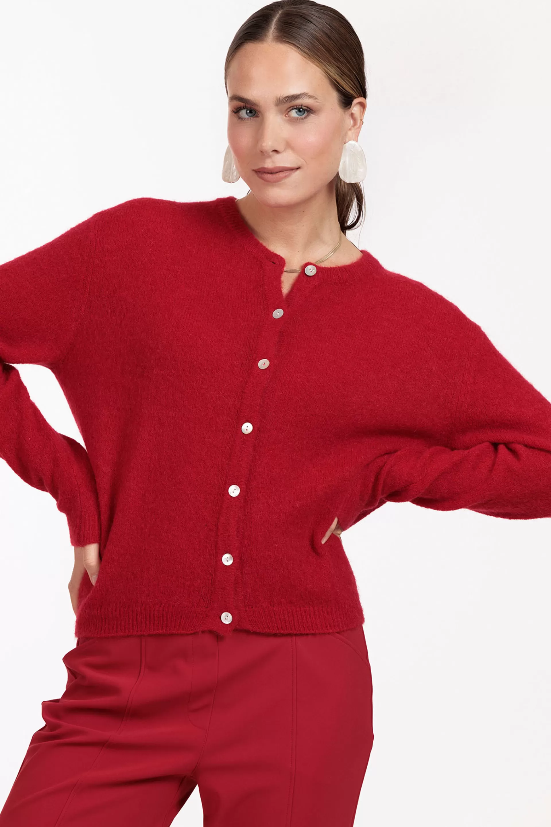 Studio Anneloes Truien & Vesten<Bibi mohair cardigan -