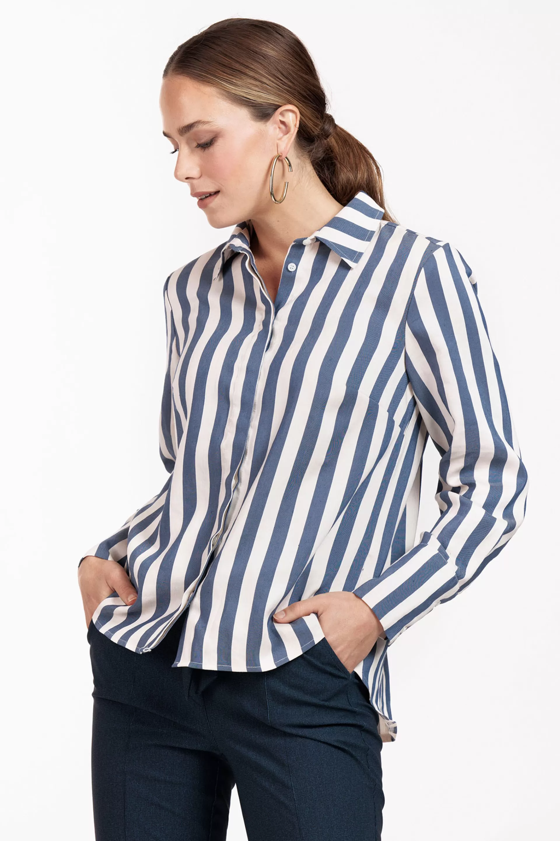 Studio Anneloes Blouses<Birdy stripe blouse -