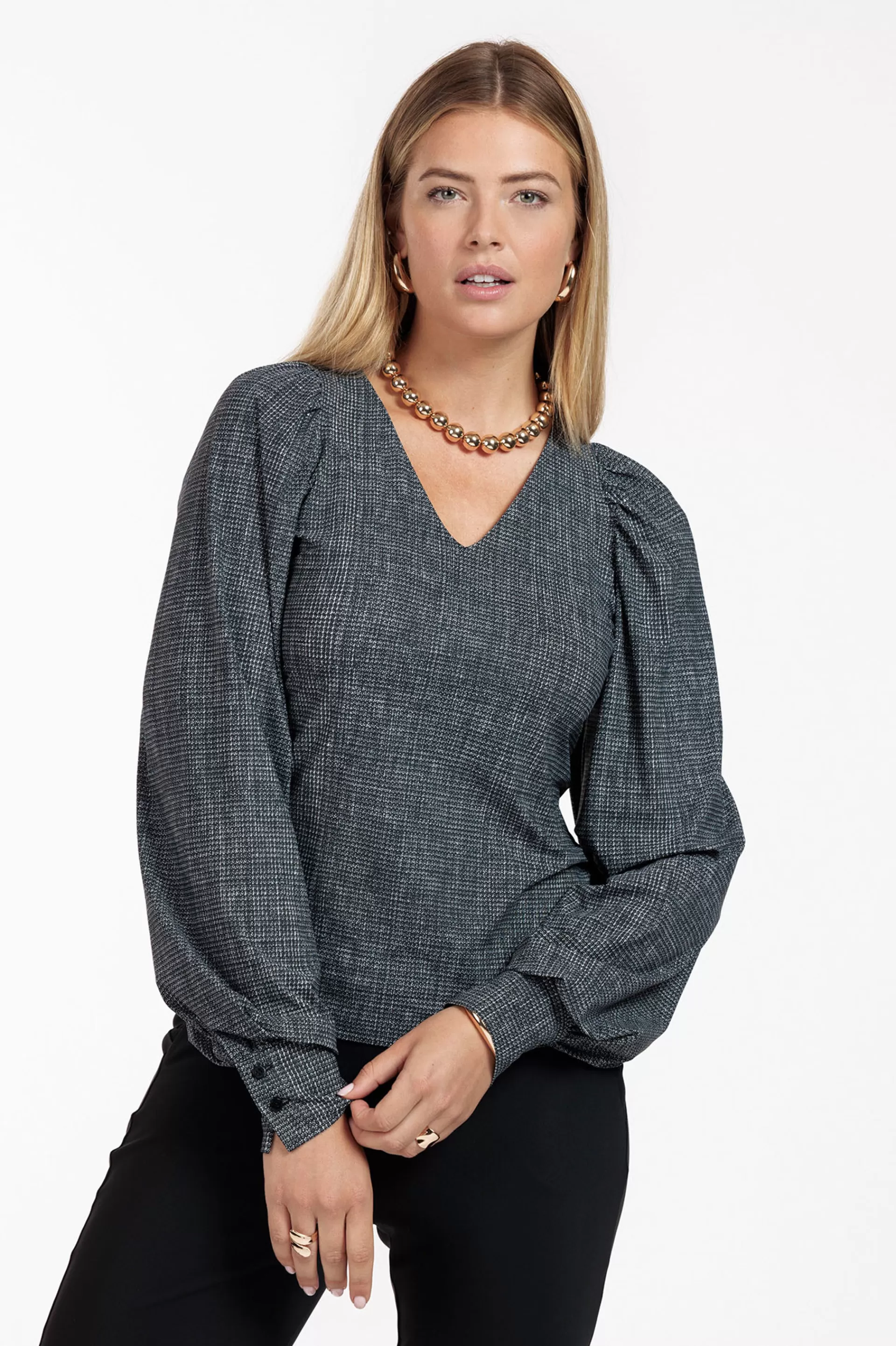 Studio Anneloes Shirts & Tops<Bodi tweed top -