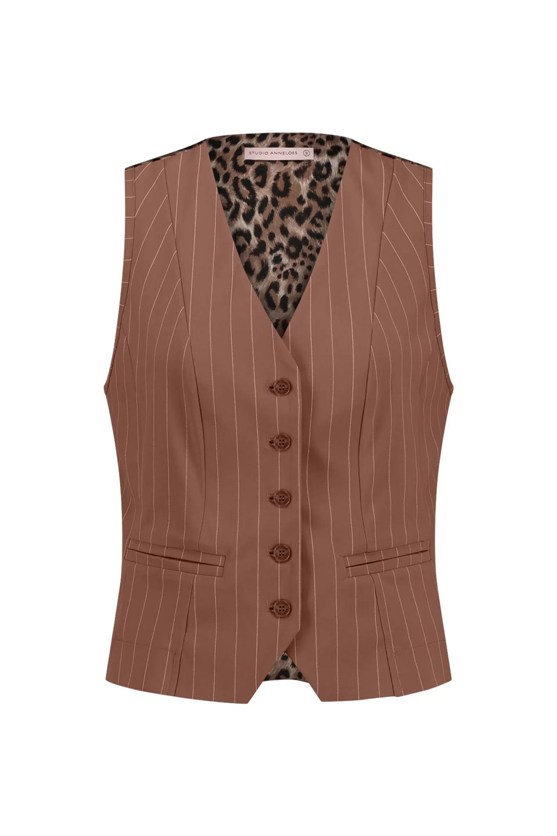 Studio Anneloes Blazers & Jasjes<Bruno pinstripe gilet -