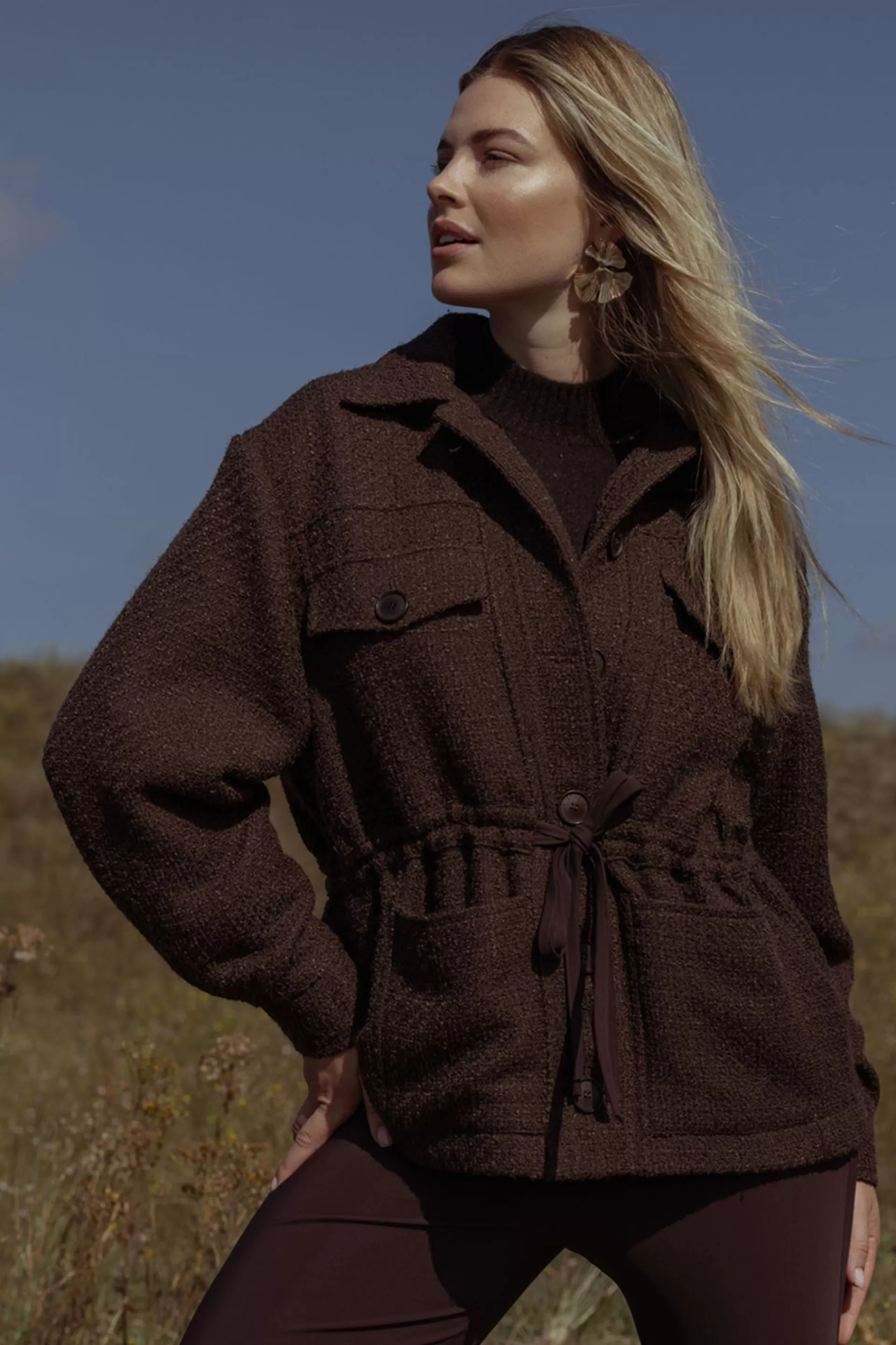 Studio Anneloes Blazers & Jasjes | Blouses<Desiree tweed jacket -
