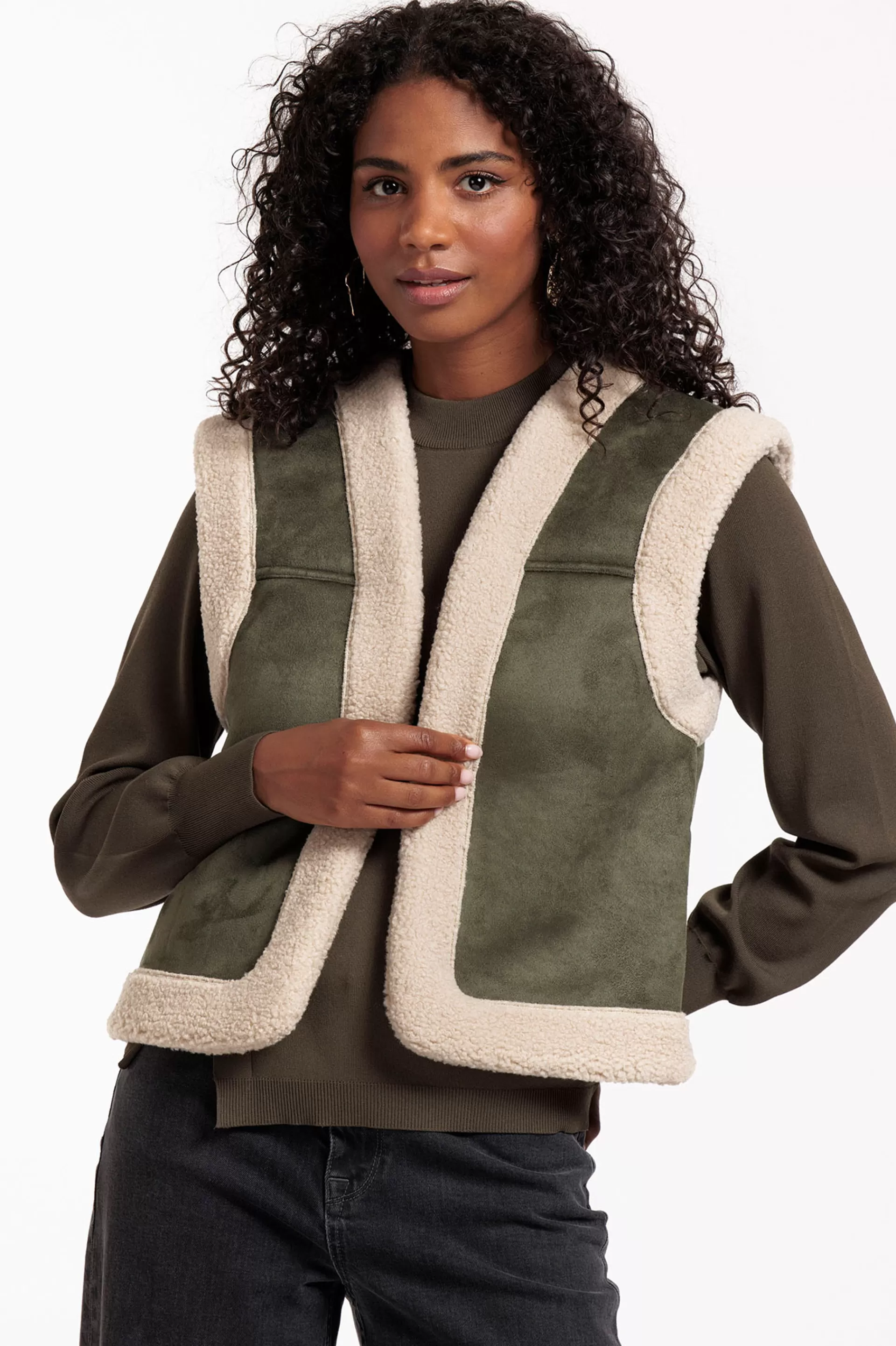 Studio Anneloes Blazers & Jasjes<Donna lammy waistcoat -