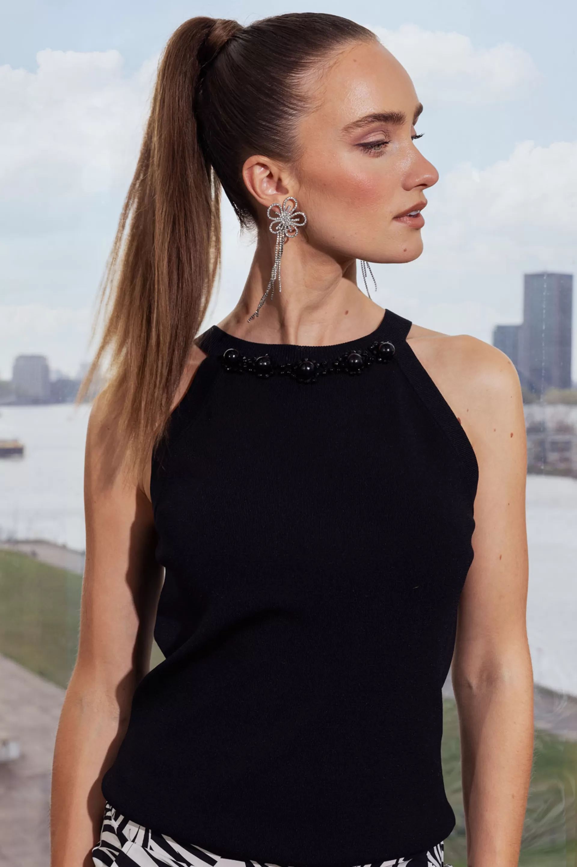 Studio Anneloes Shirts & Tops<Feline beads top -