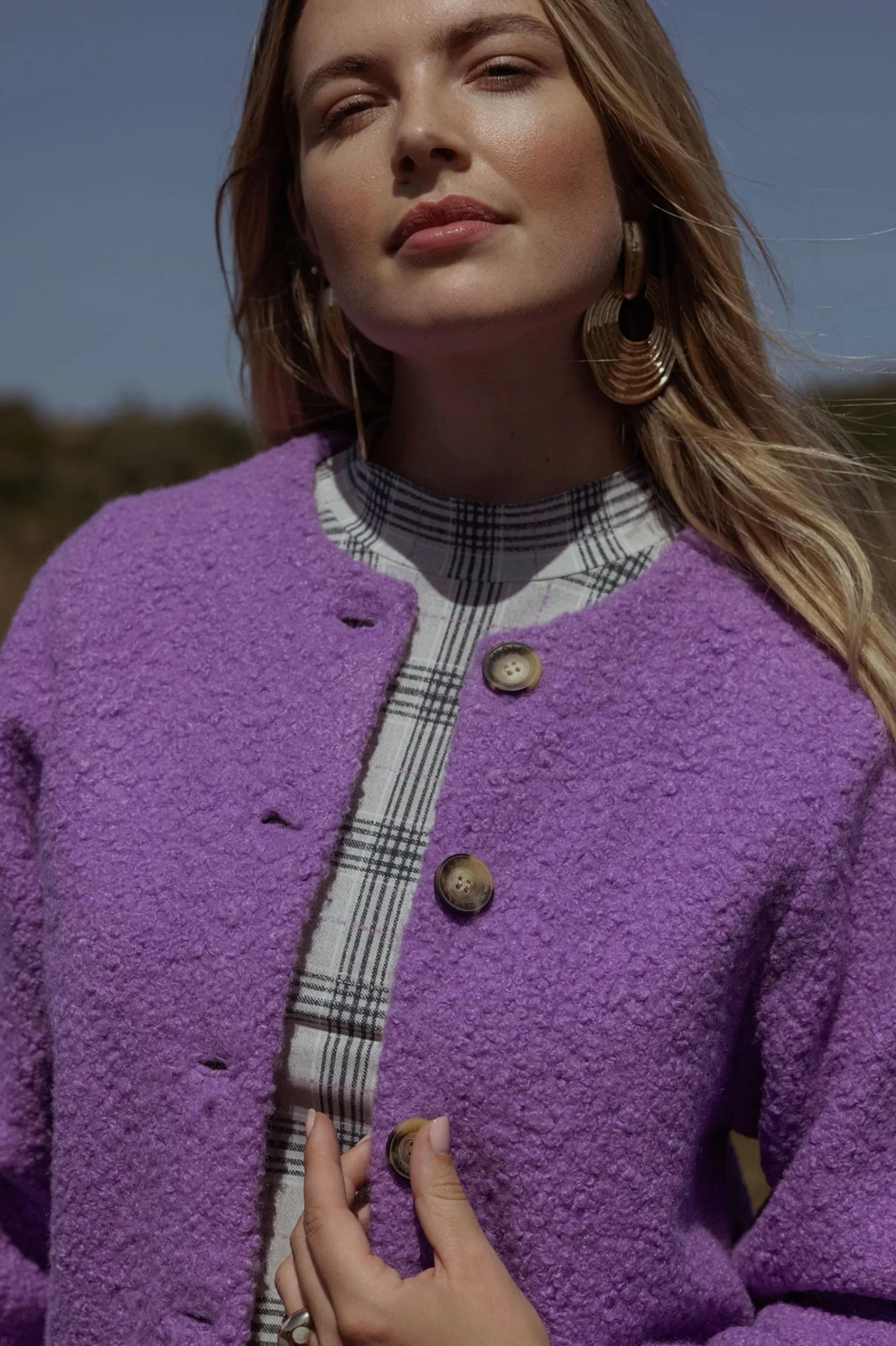 Studio Anneloes Blazers & Jasjes | Jassen<Fien cooked wool jacket -