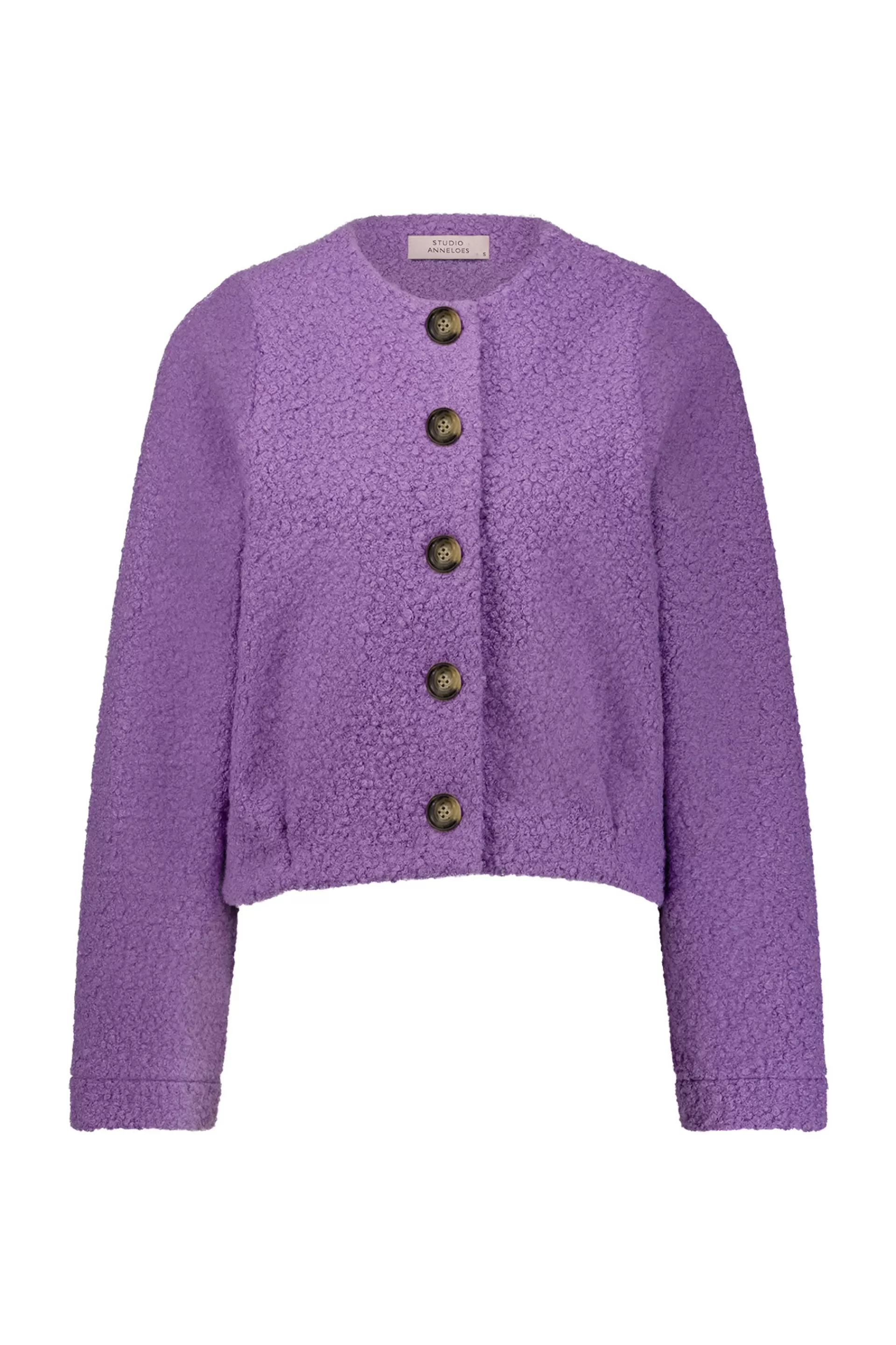 Studio Anneloes Blazers & Jasjes | Jassen<Fien cooked wool jacket -