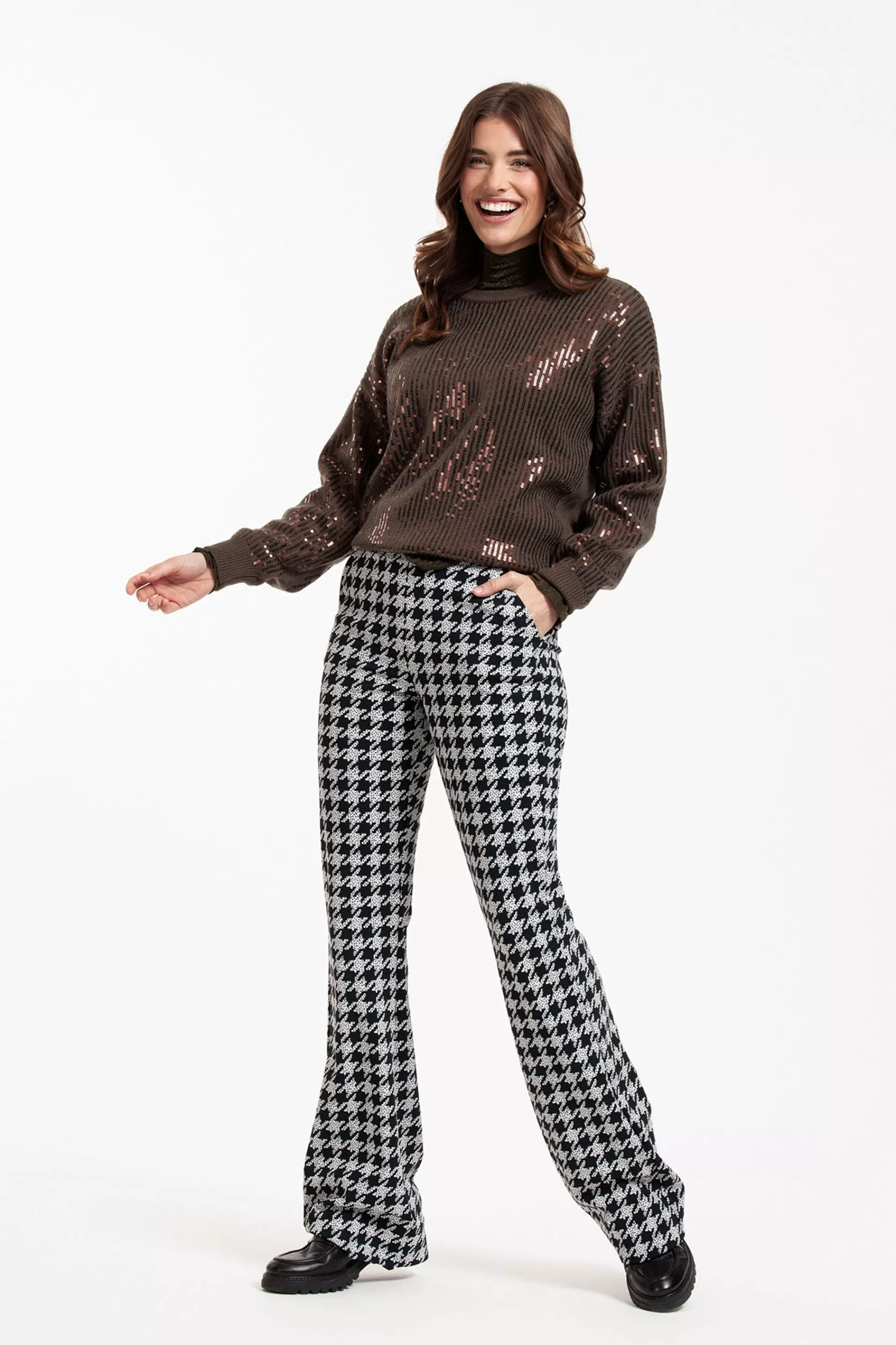 Studio Anneloes Broeken | Broeken - Extra Lang<Flair LONG bonded PDP trousers -