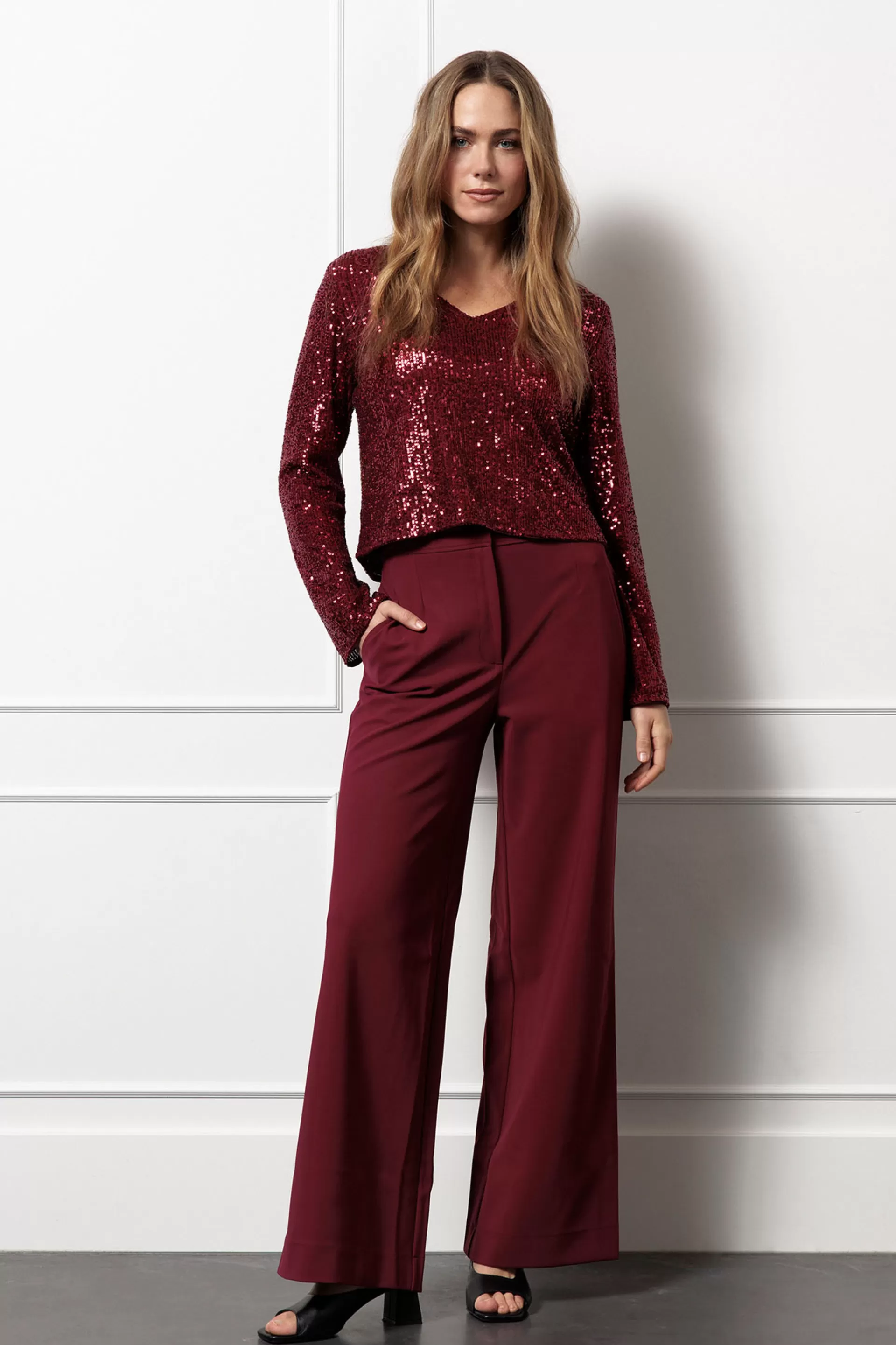 Studio Anneloes Broeken<Holly bonded trousers -
