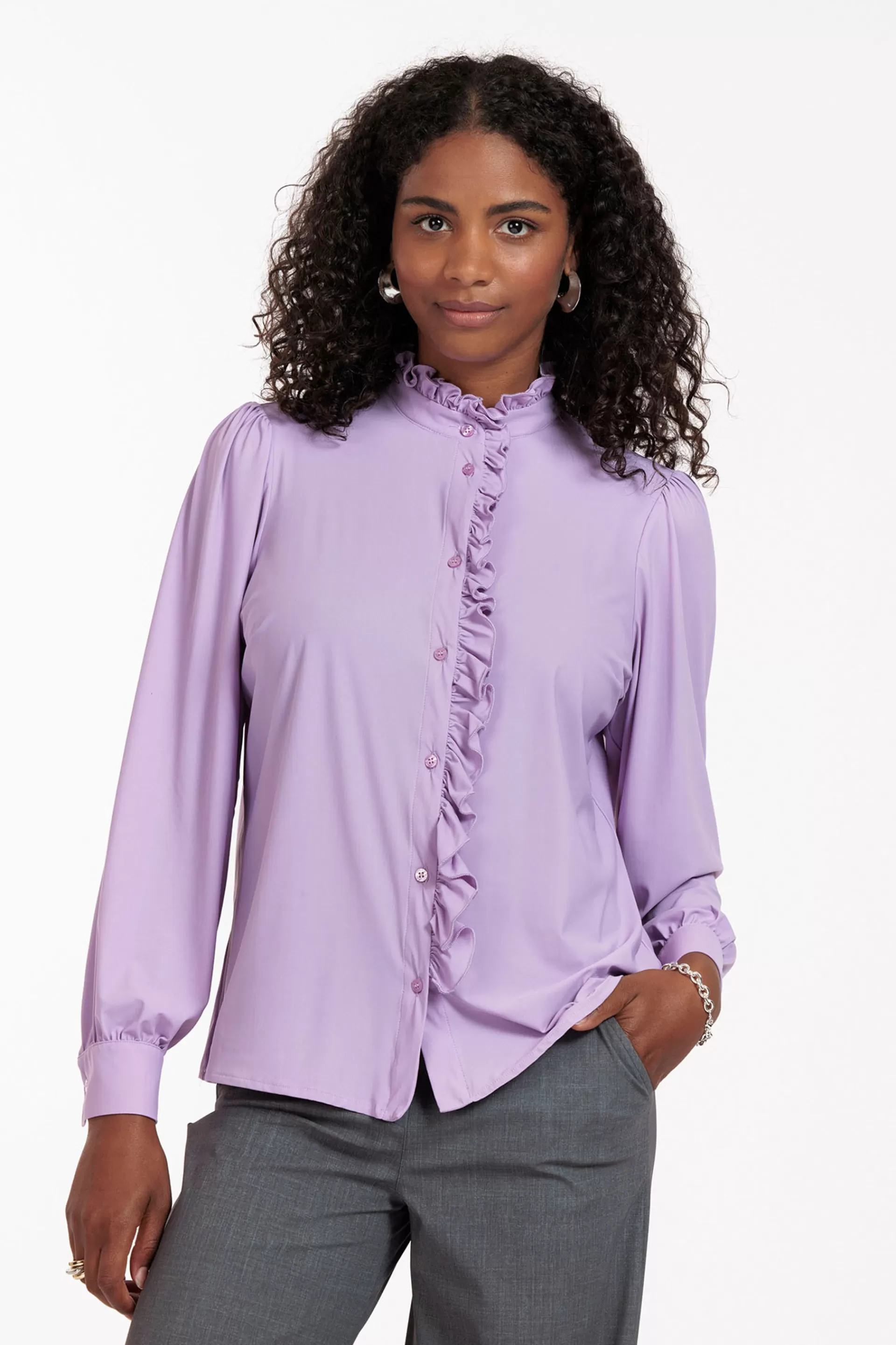 Studio Anneloes Blouses<Idetta ruffle blouse -
