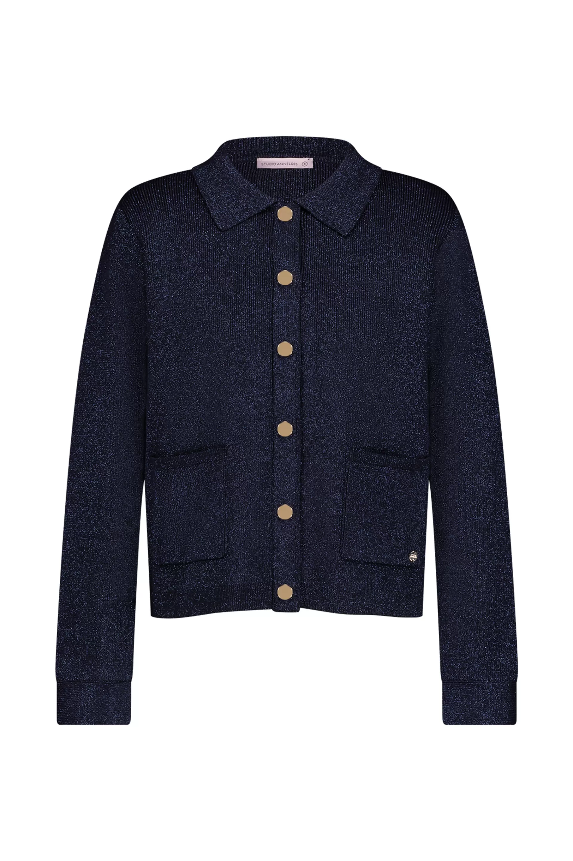 Studio Anneloes Truien & Vesten<Imke lurex cardigan -