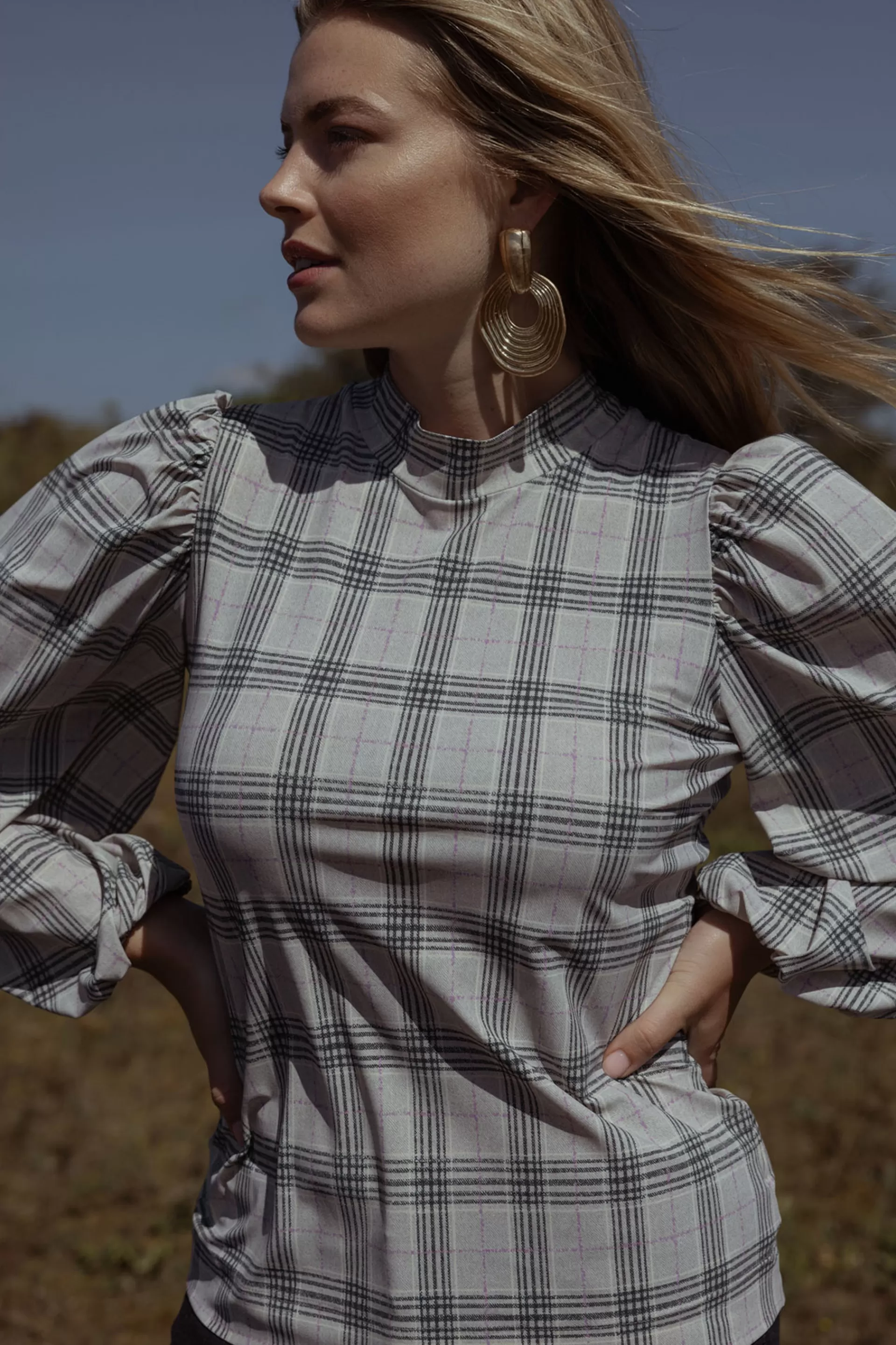 Studio Anneloes Shirts & Tops<Ines check top -
