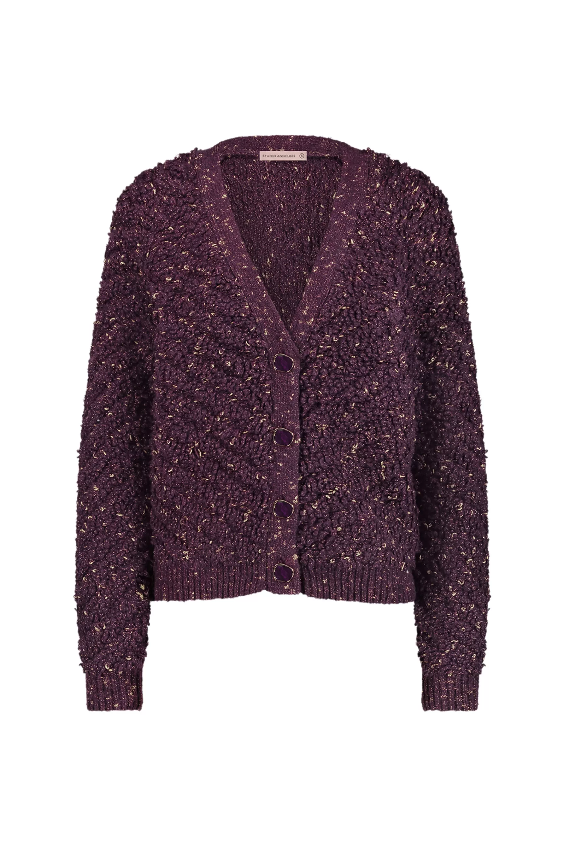 Studio Anneloes Truien & Vesten<Iris chunky glitter cardigan -