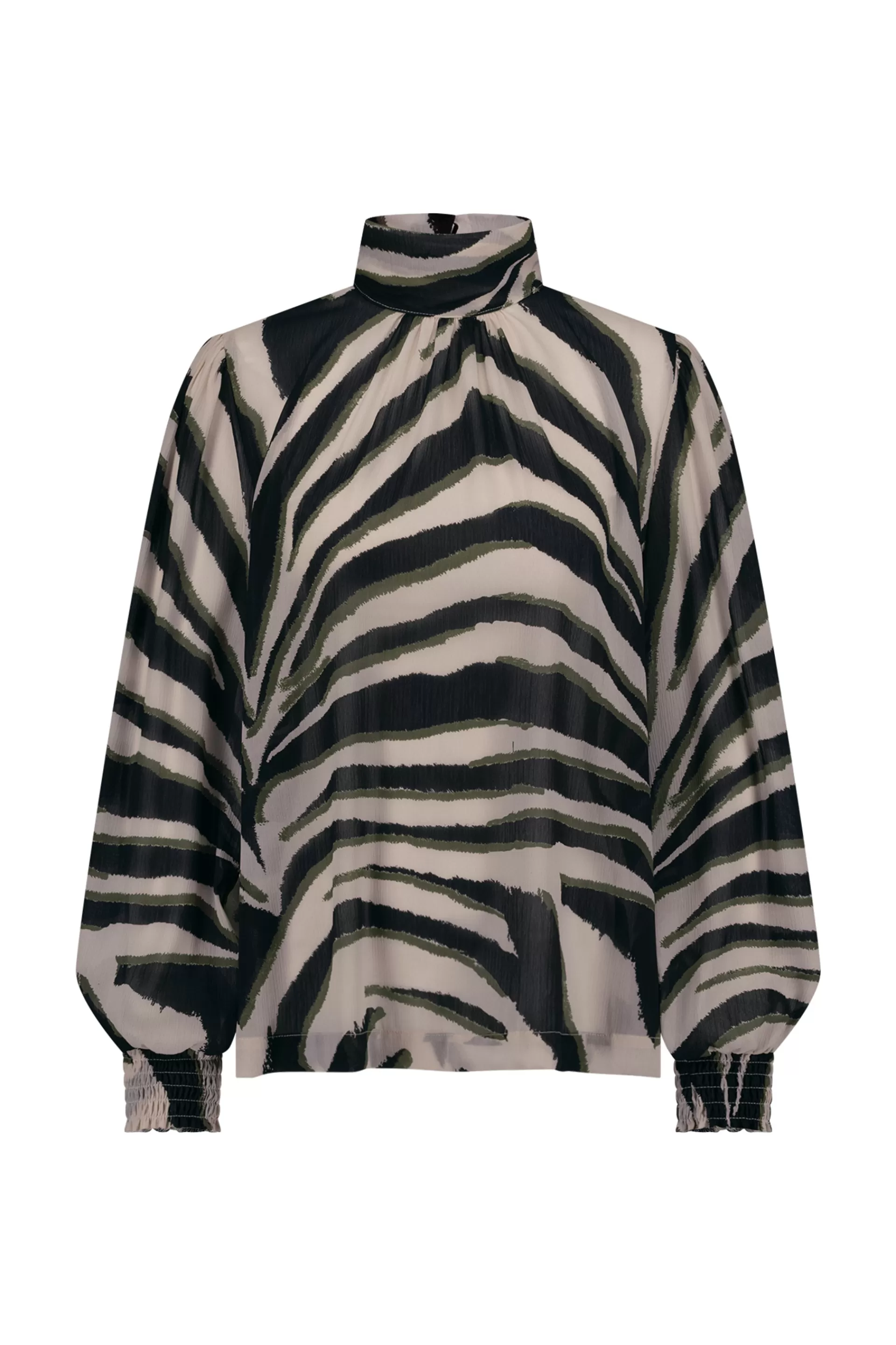 Studio Anneloes Shirts & Tops<Izza zebra crepe top -