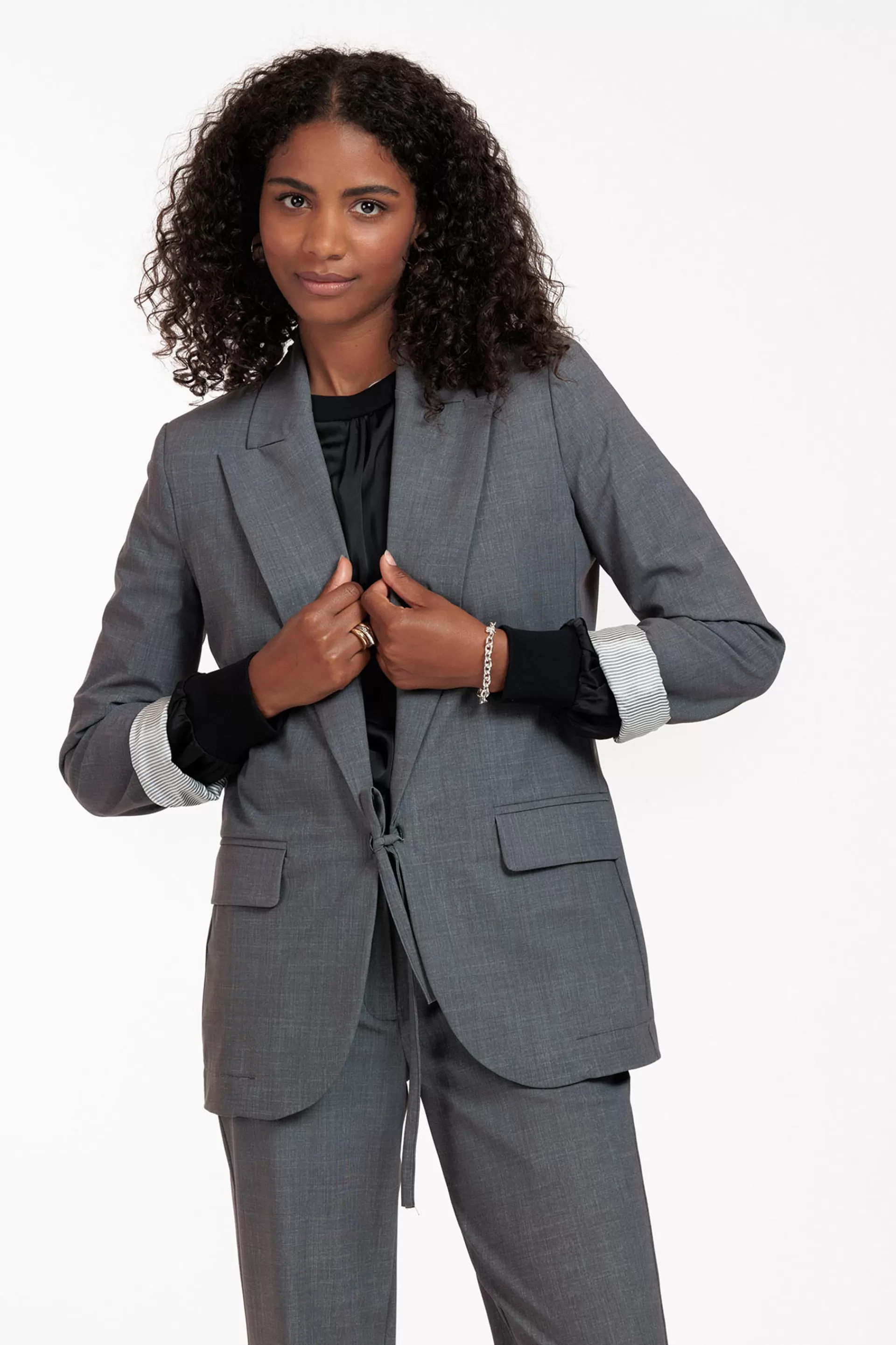 Studio Anneloes Blazers & Jasjes<Jeni grey melee blazer -