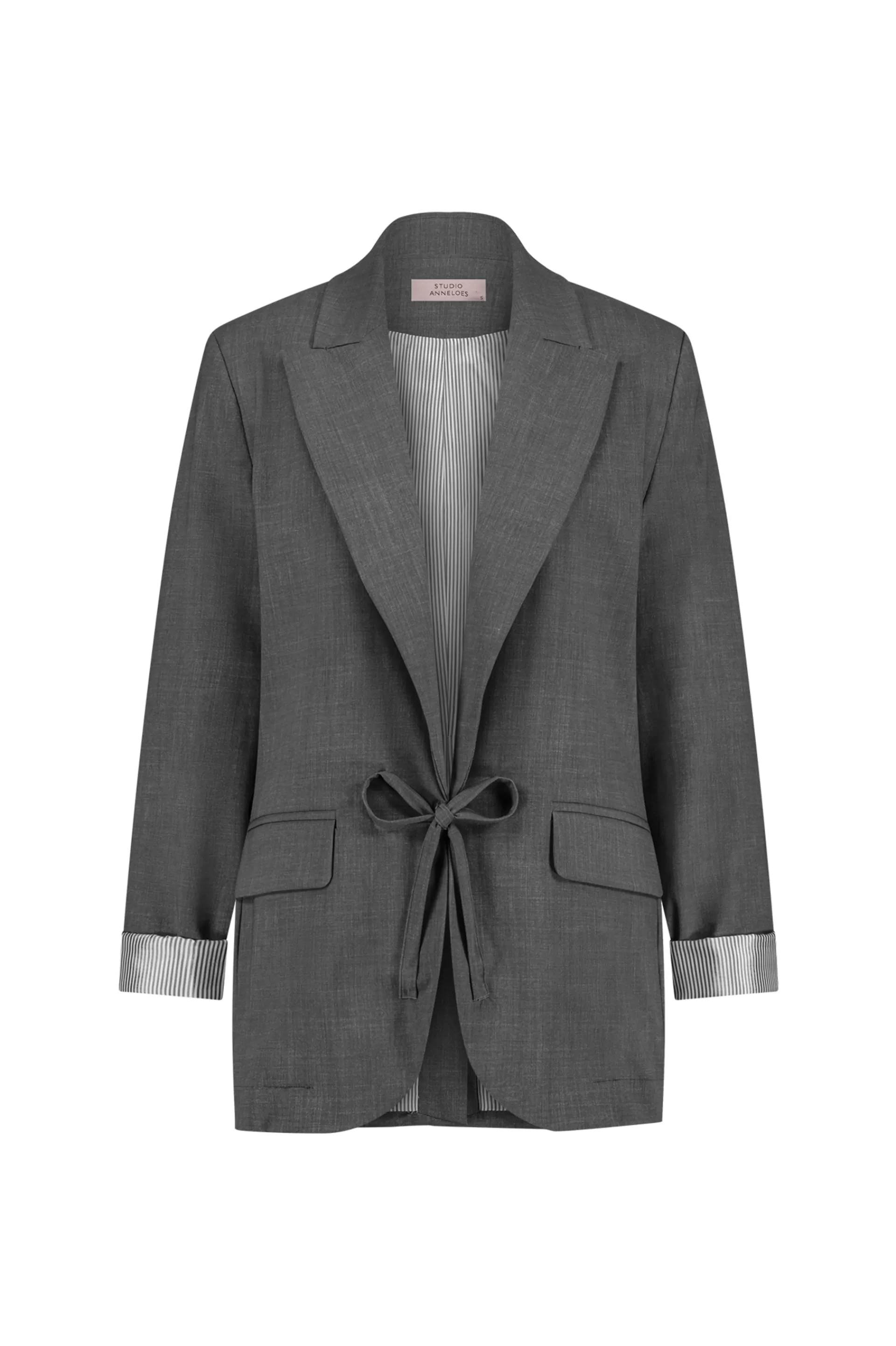 Studio Anneloes Blazers & Jasjes<Jeni grey melee blazer -