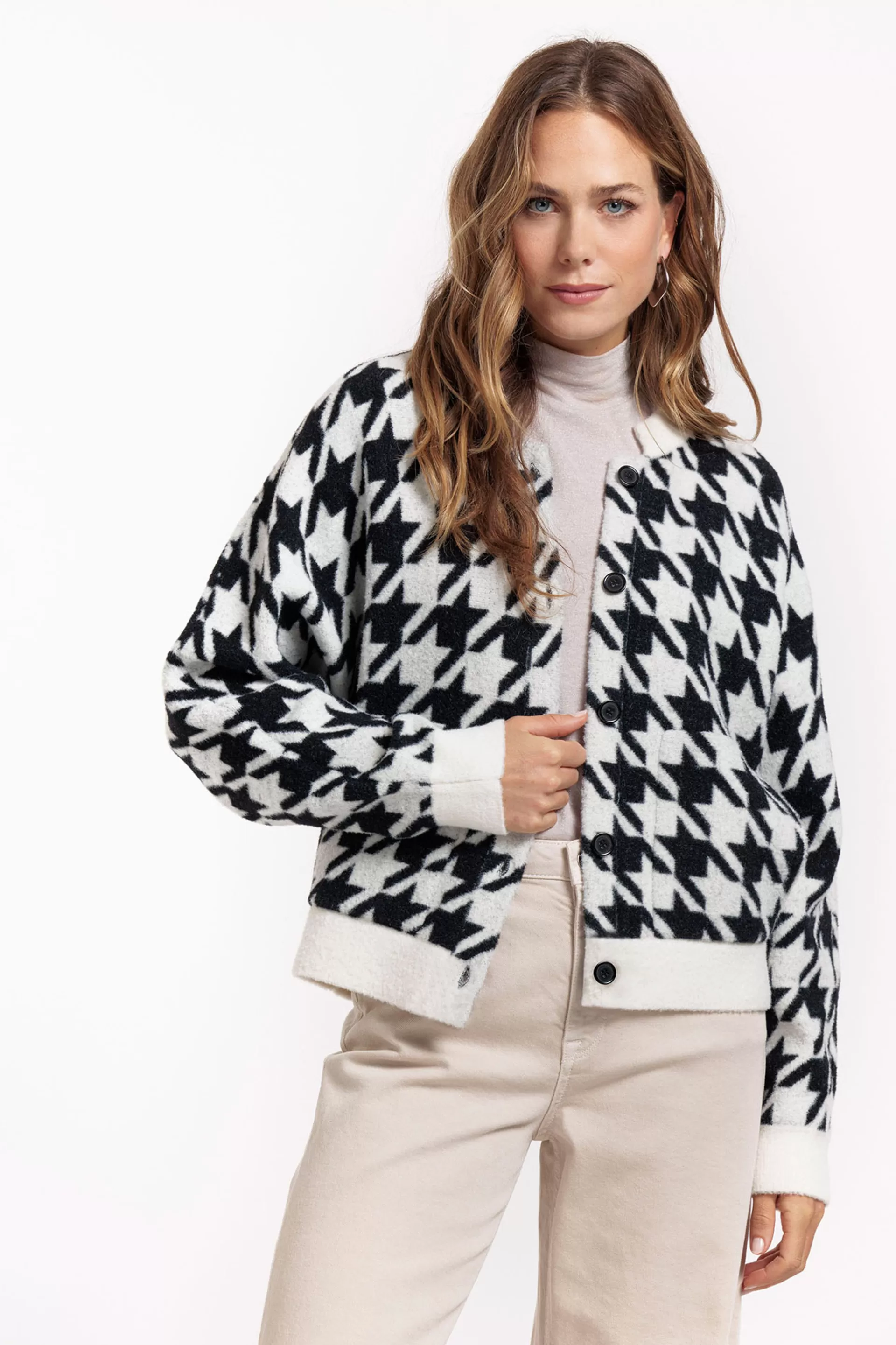 Studio Anneloes Blazers & Jasjes | Truien & Vesten<Jet hairy pdc bomber -
