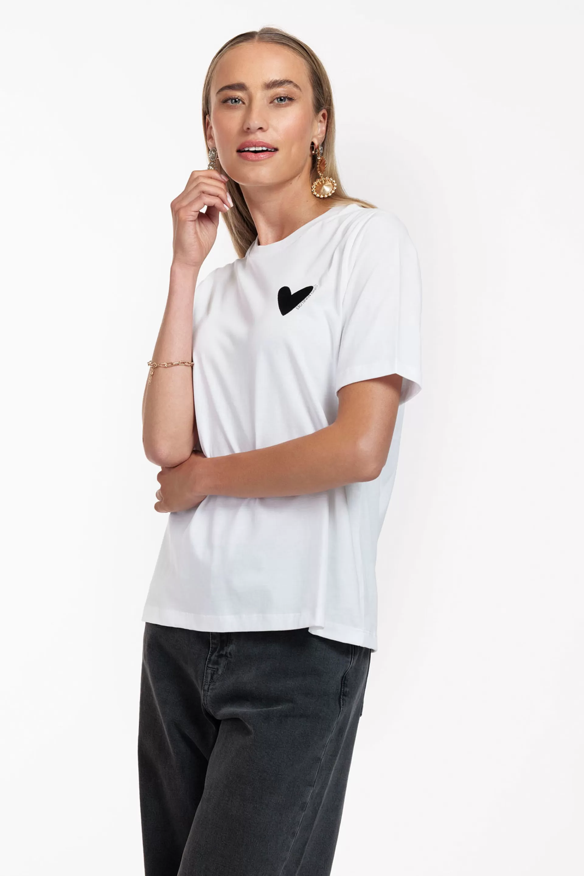 Studio Anneloes Shirts & Tops<Klaasje hearts tshirt -