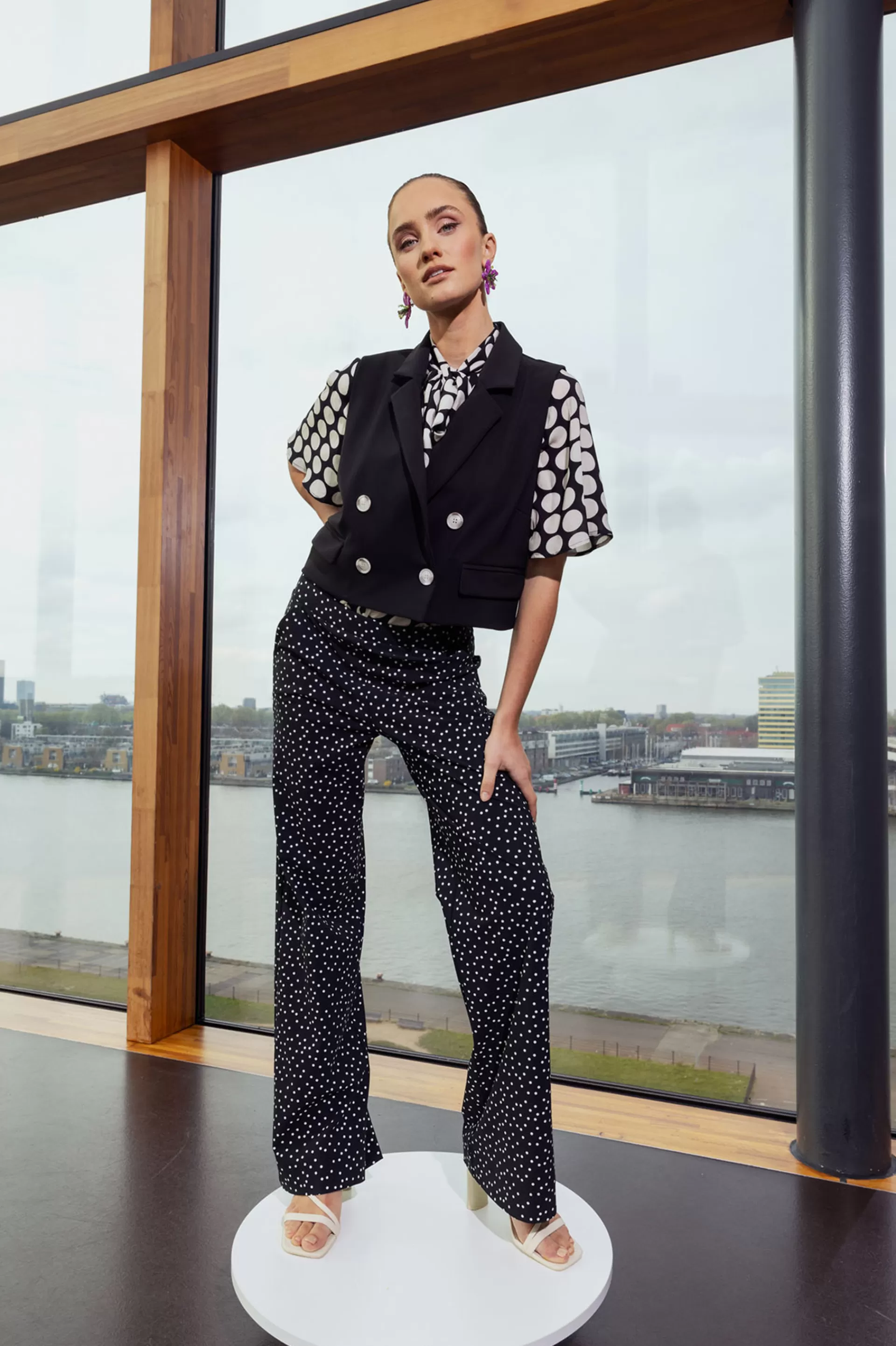 Studio Anneloes Blazers & Jasjes<Leonore bonded gilet -