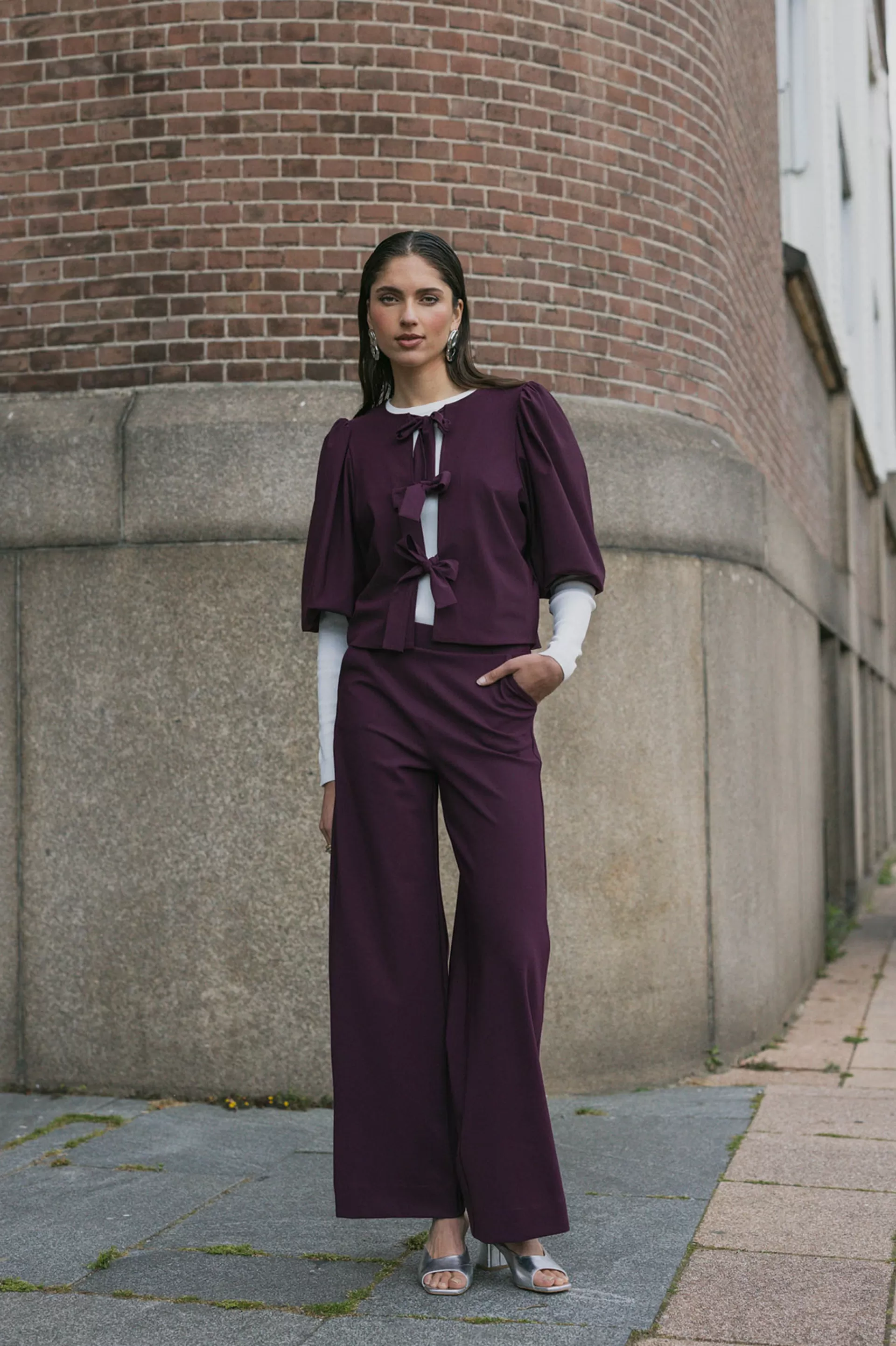 Studio Anneloes Broeken<Lexie bonded trousers -