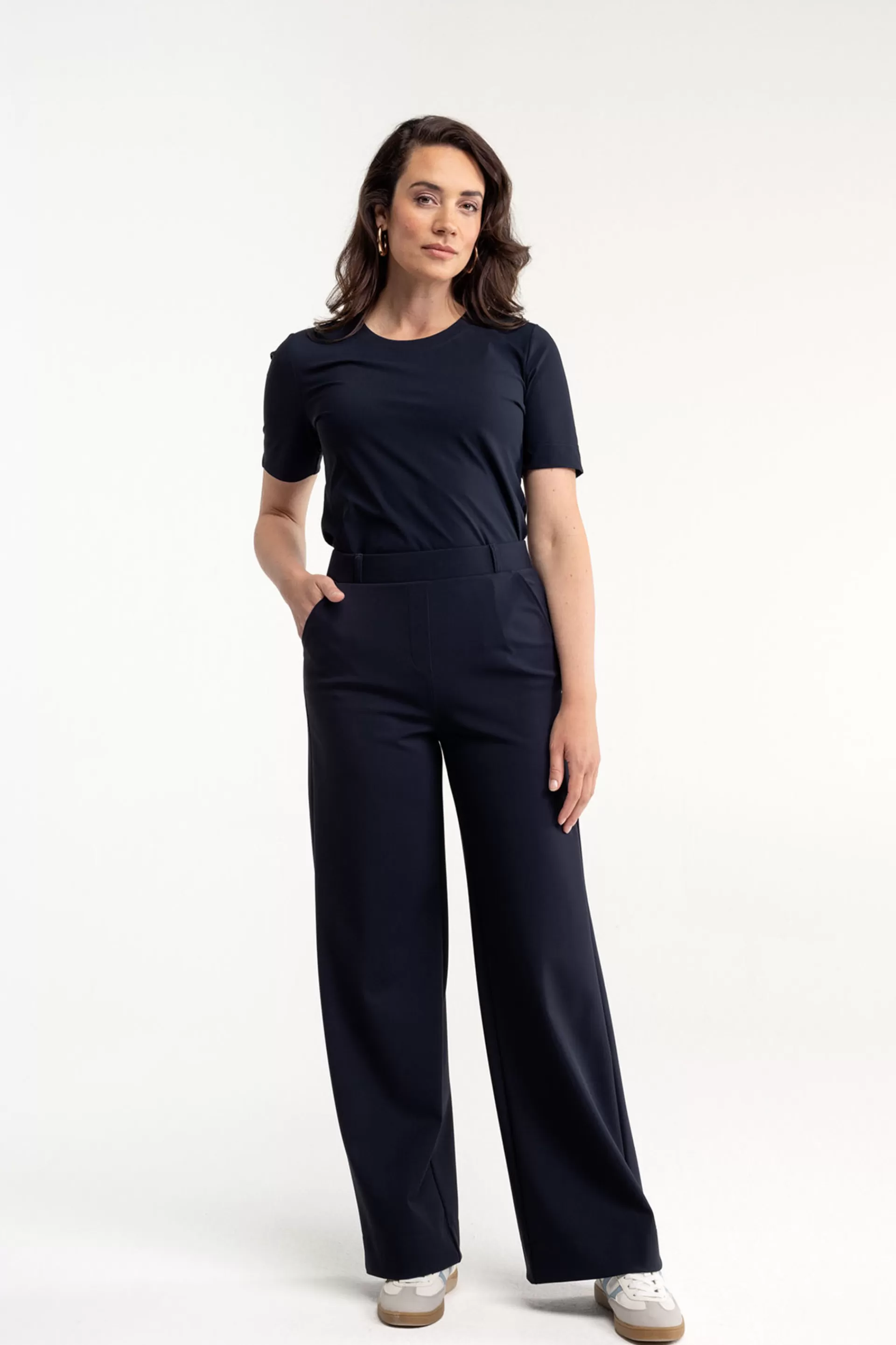 Studio Anneloes Broeken | Essentials<Lexie bonded trousers -