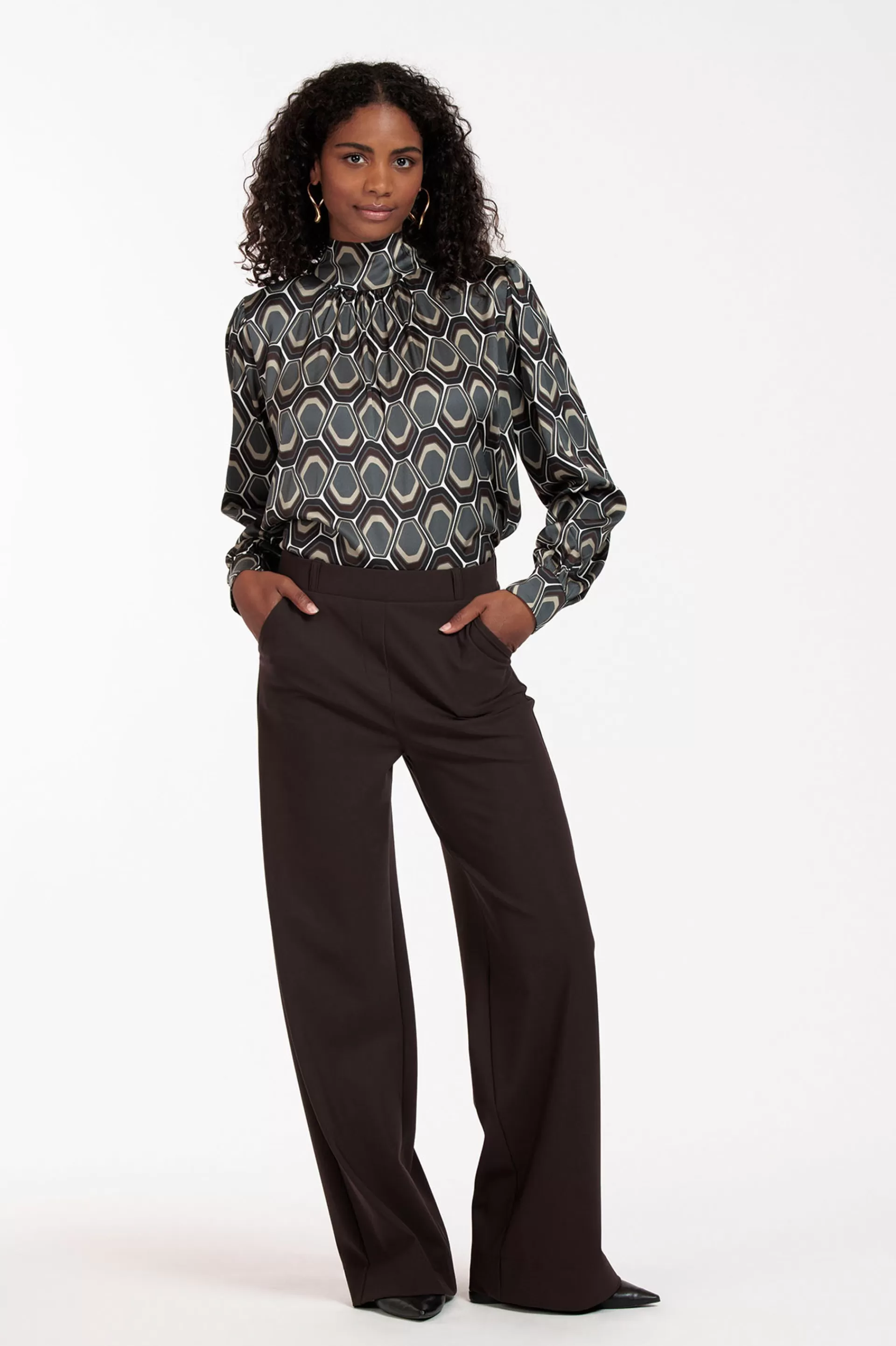 Studio Anneloes Broeken<Lexie bonded trousers -