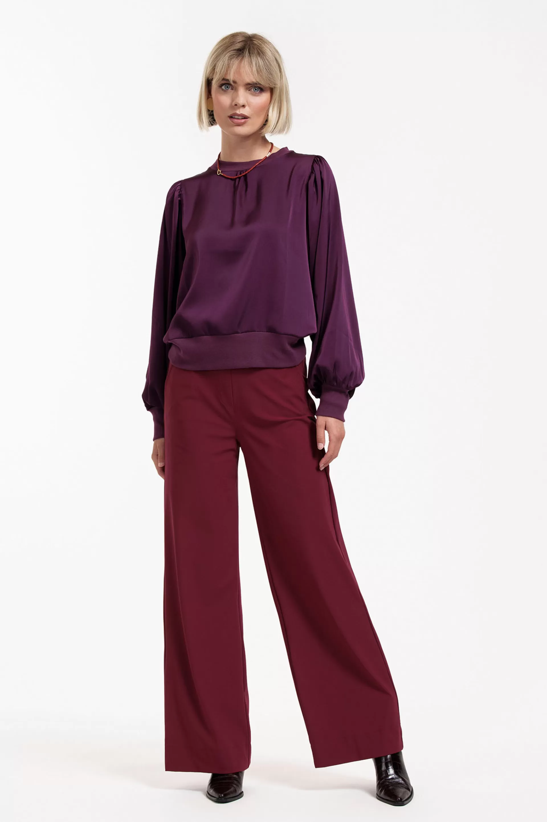 Studio Anneloes Broeken<Lexie bonded trousers -