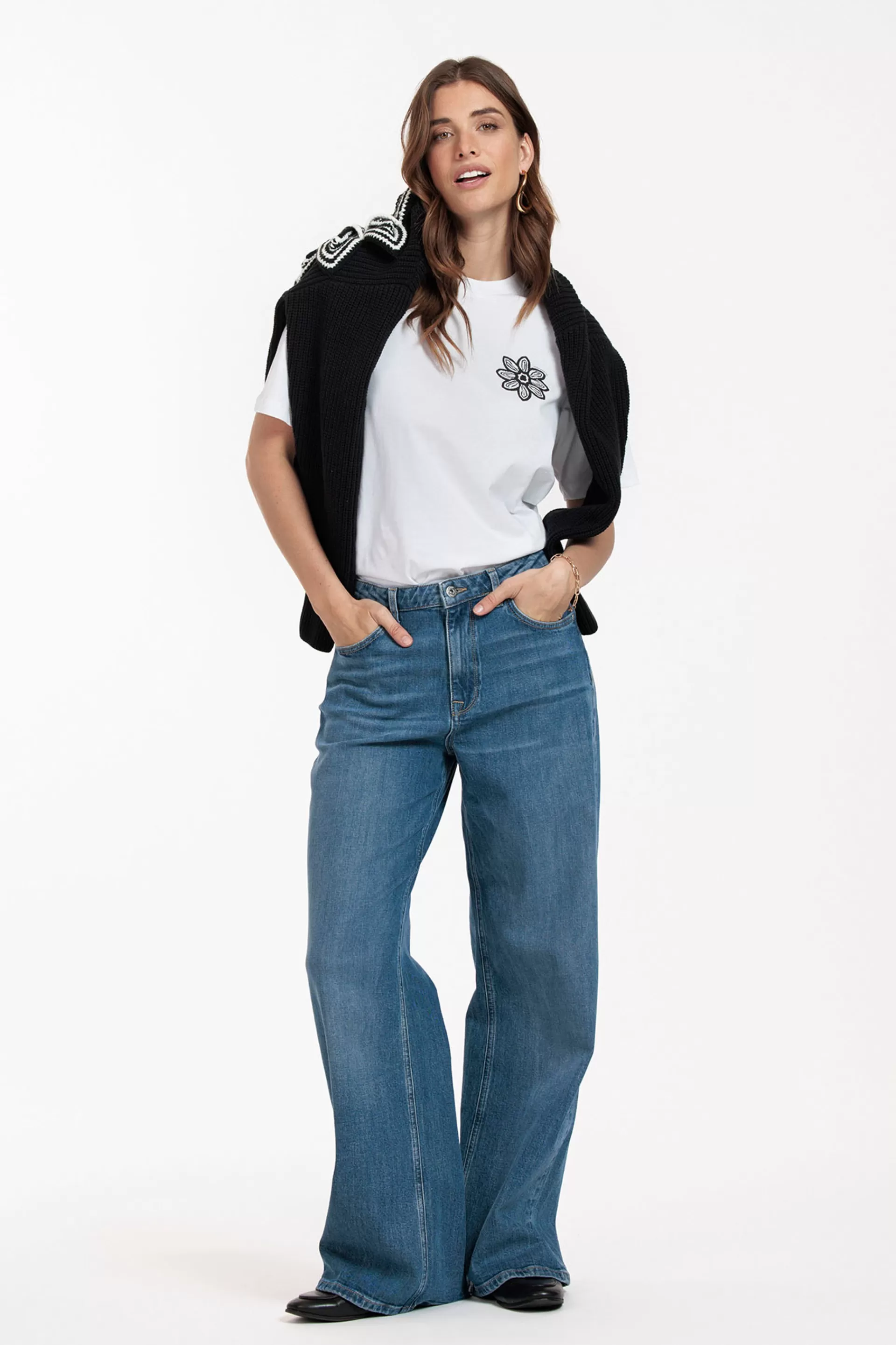 Studio Anneloes Broeken<Lexie denim trousers -