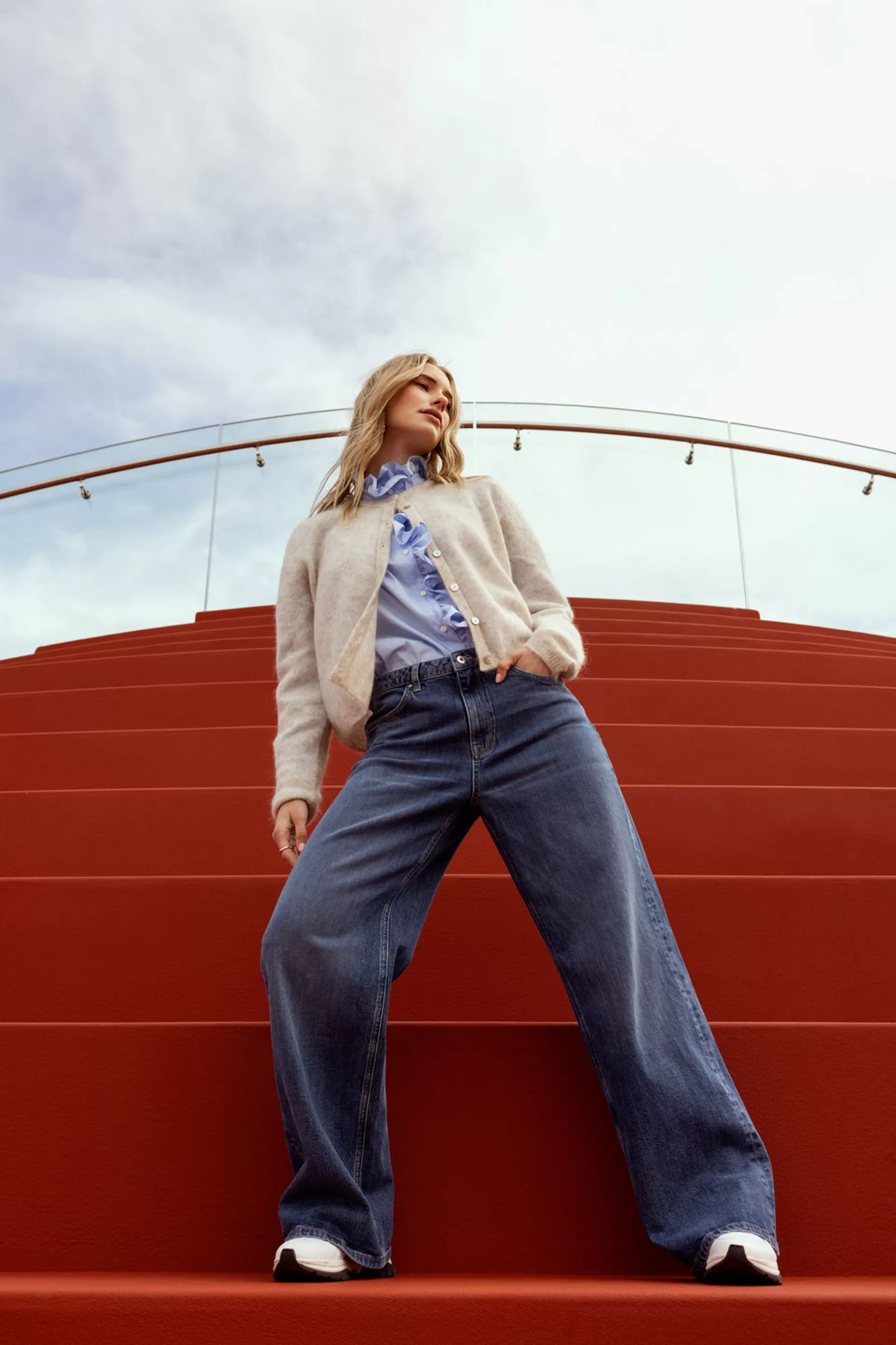 Studio Anneloes Broeken<Lexie denim trousers -