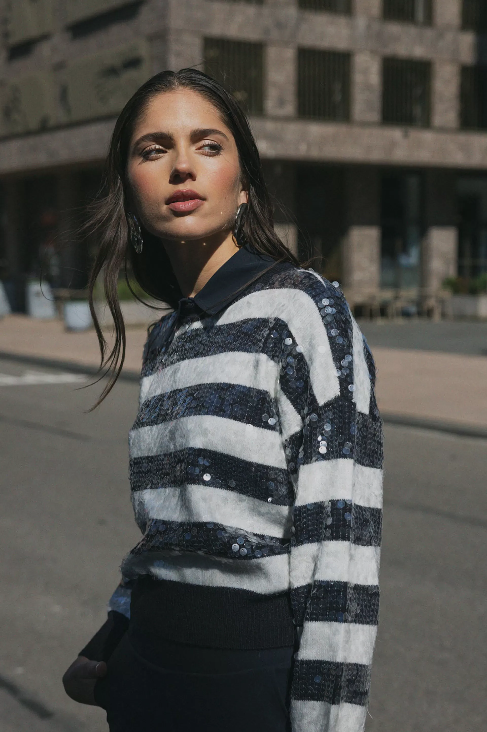 Studio Anneloes Truien & Vesten | Shirts & Tops<Lilly sequins pullover -