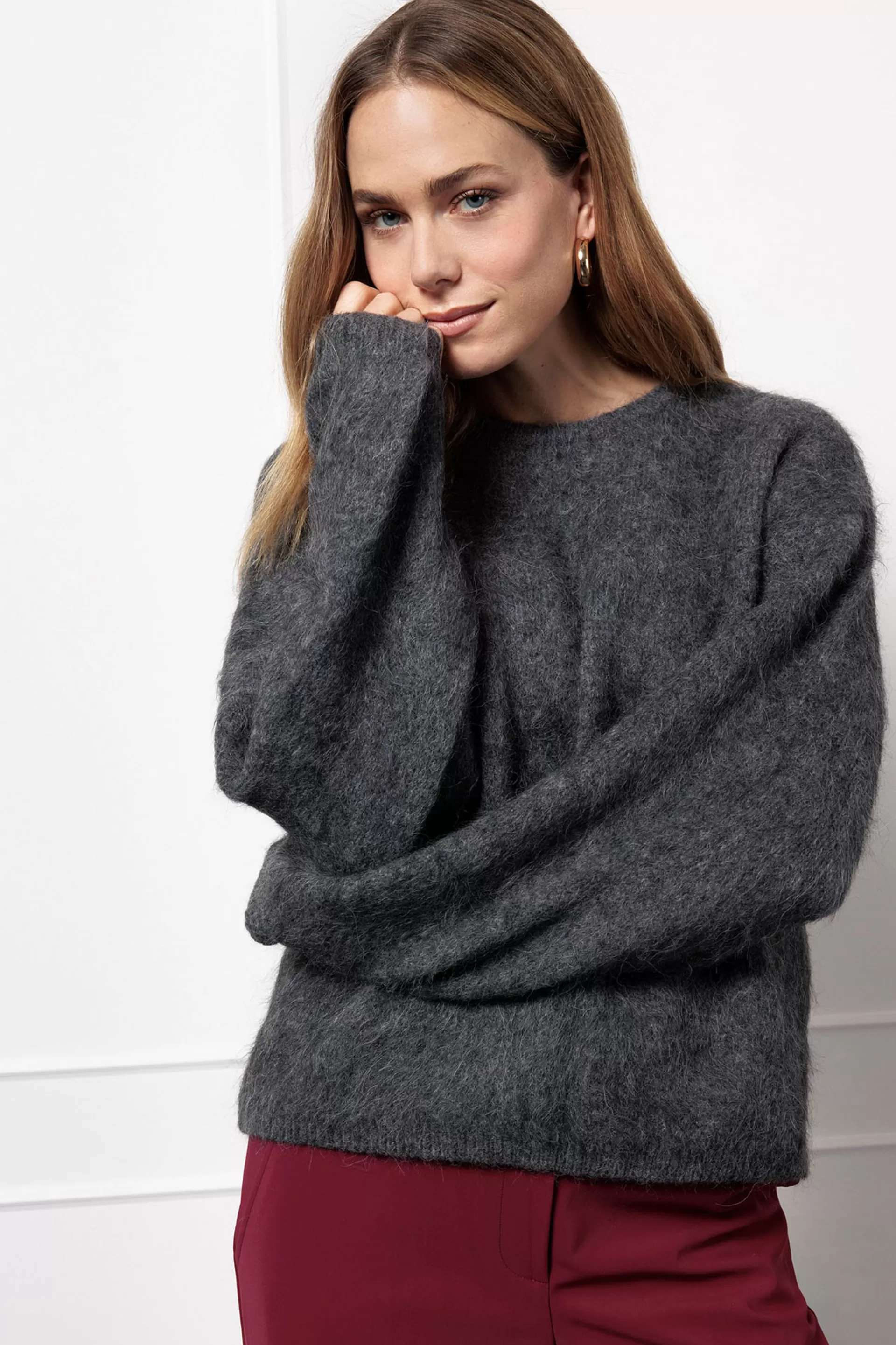 Studio Anneloes Truien & Vesten | Shirts & Tops<Lisette furry pullover -
