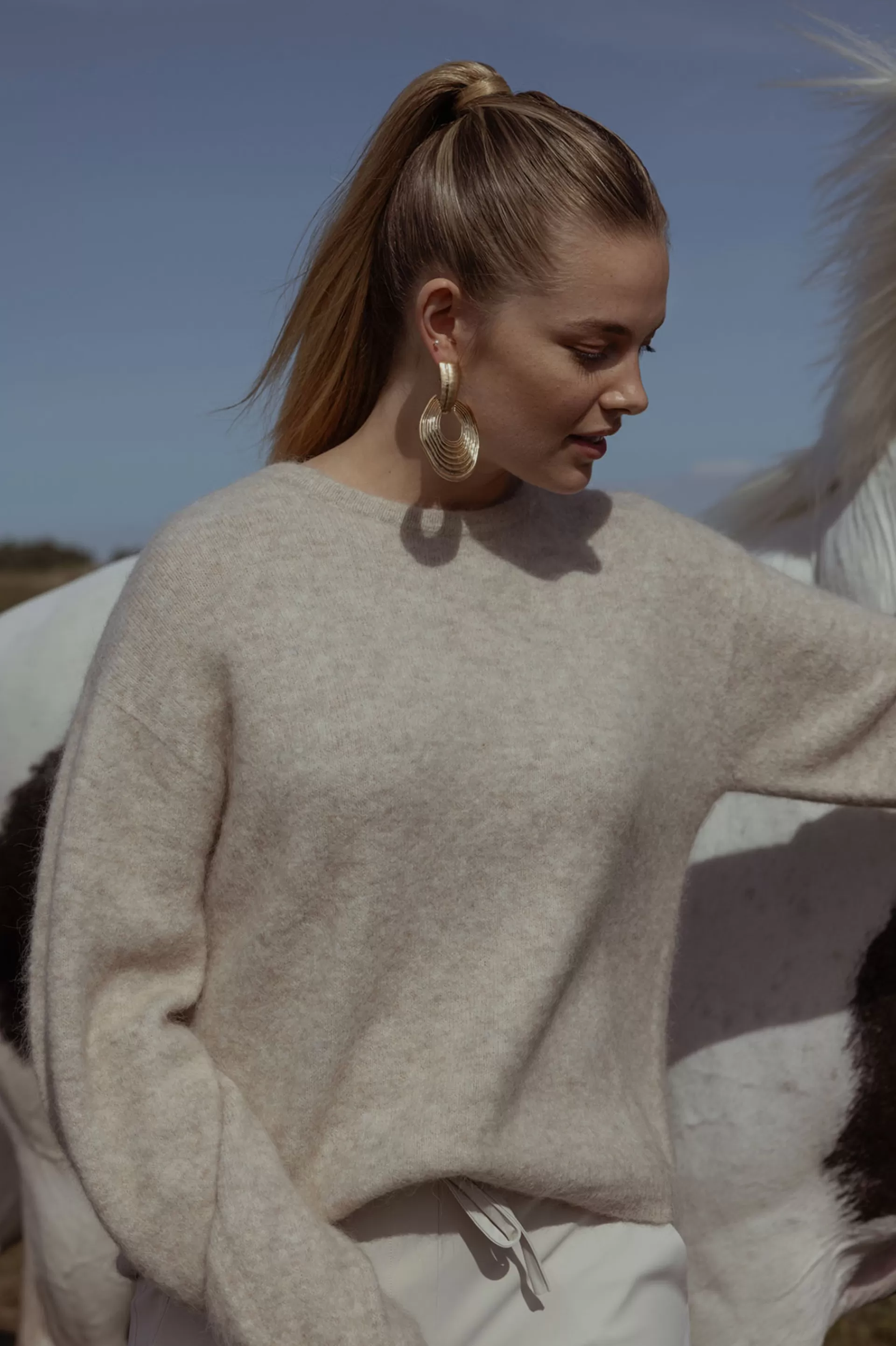 Studio Anneloes Truien & Vesten | Shirts & Tops<Lisette furry pullover -