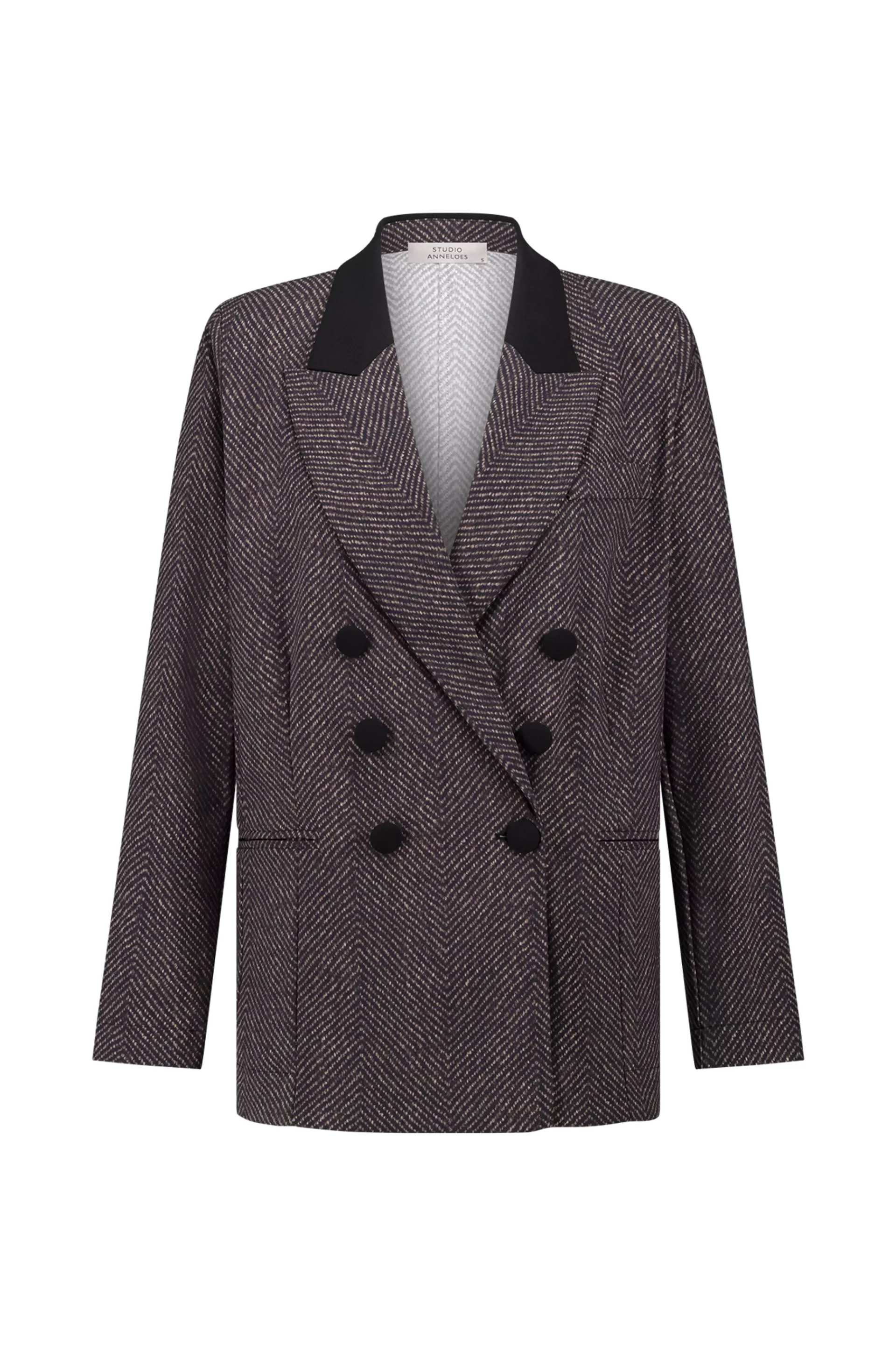 Studio Anneloes Blazers & Jasjes<Loulou herringbone blazer -