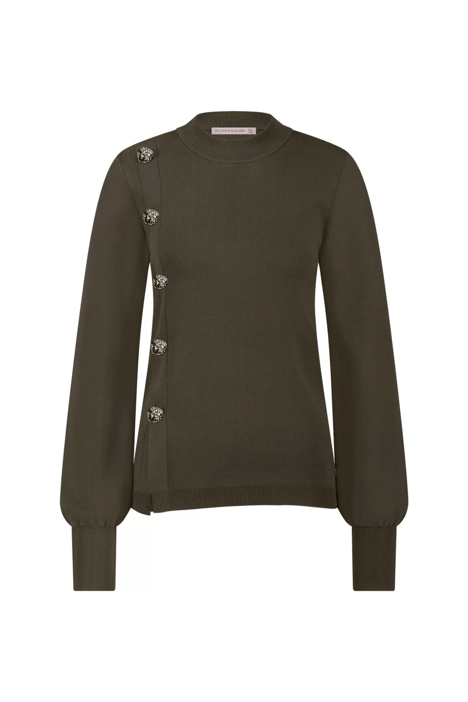Studio Anneloes Truien & Vesten | Shirts & Tops<Lovis button pullover -
