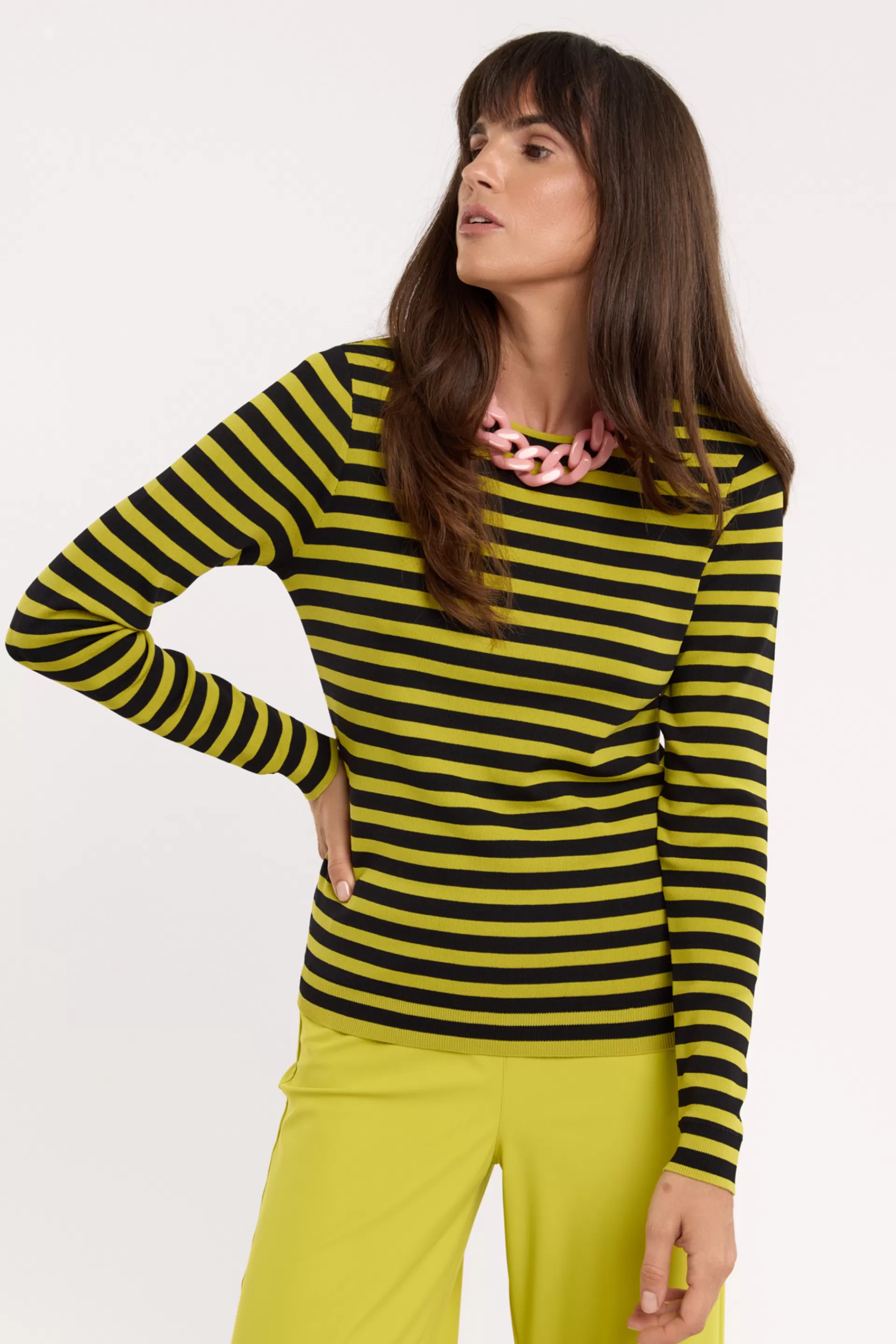 Studio Anneloes Truien & Vesten | Shirts & Tops<Luna stripe pullover -