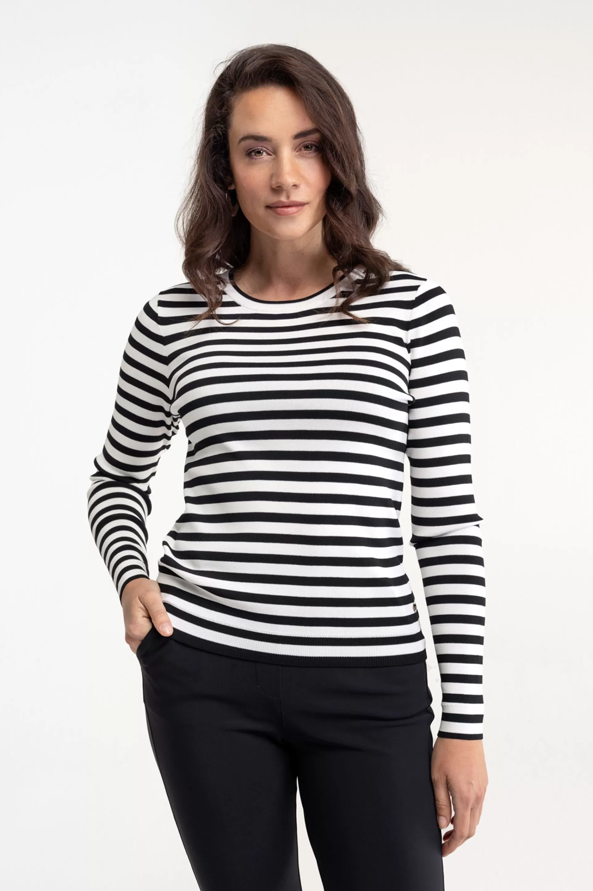 Studio Anneloes Truien & Vesten | Shirts & Tops<Luna stripe pullover -