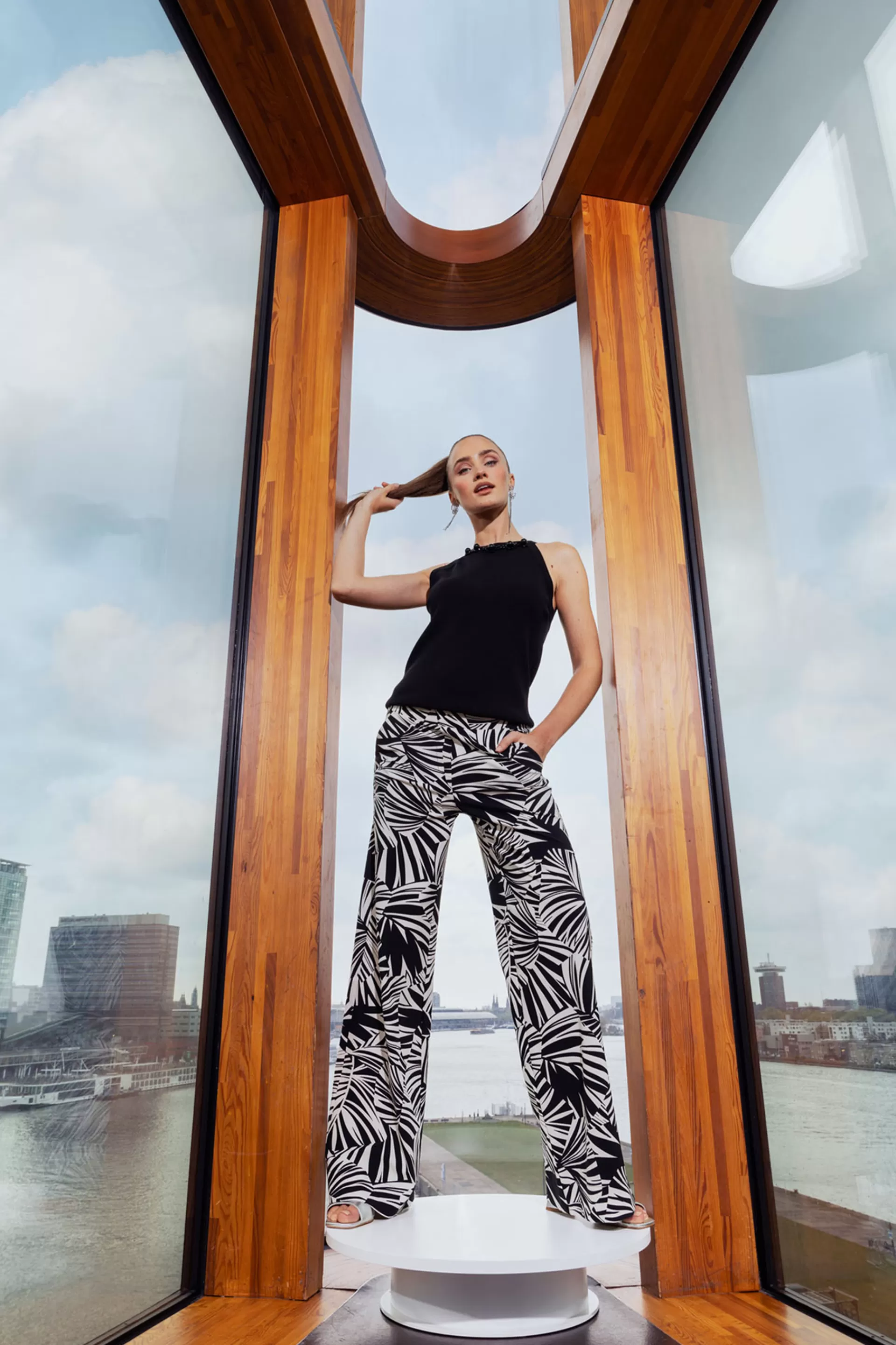 Studio Anneloes Broeken<Luz palm trousers -