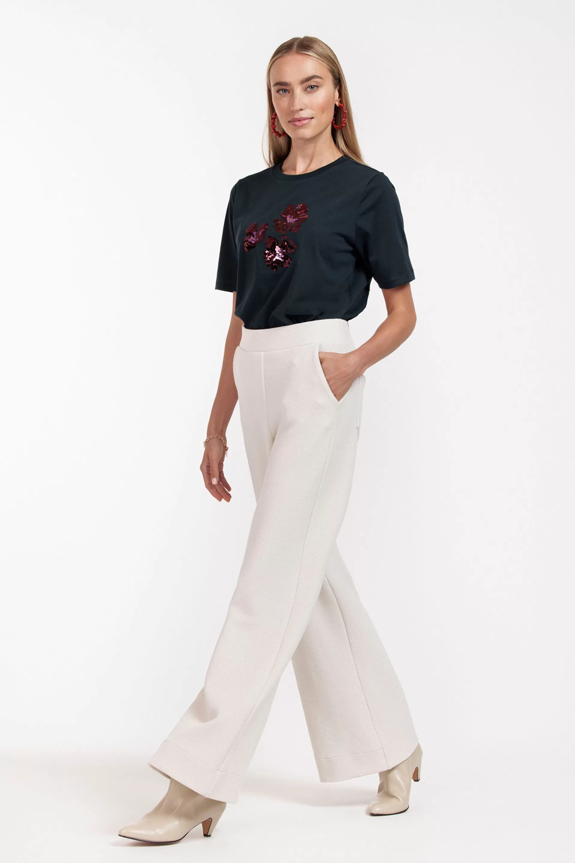 Studio Anneloes Broeken<Luza honeycomb trousers -
