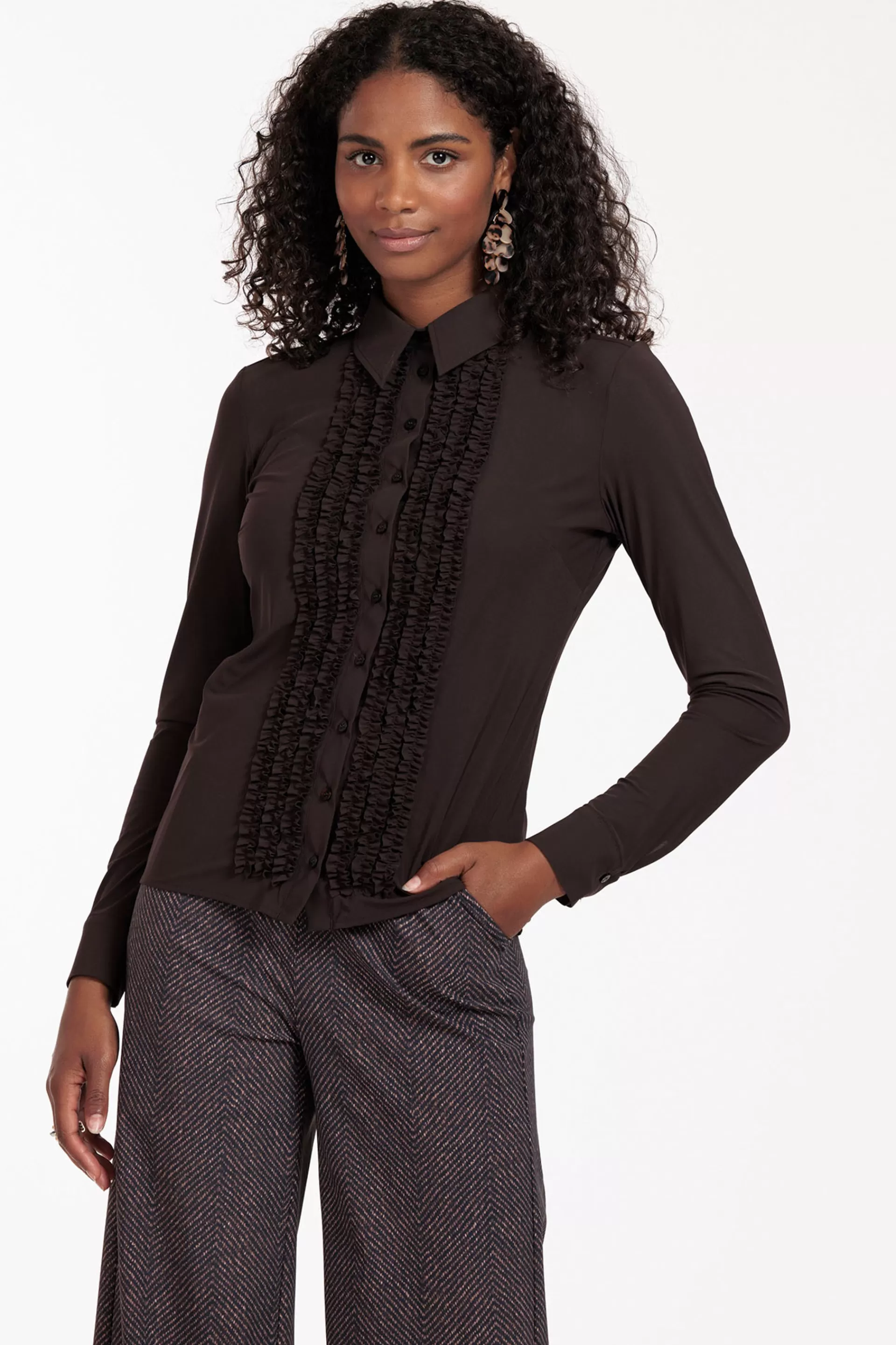 Studio Anneloes Blouses<Mallory ruffle blouse -