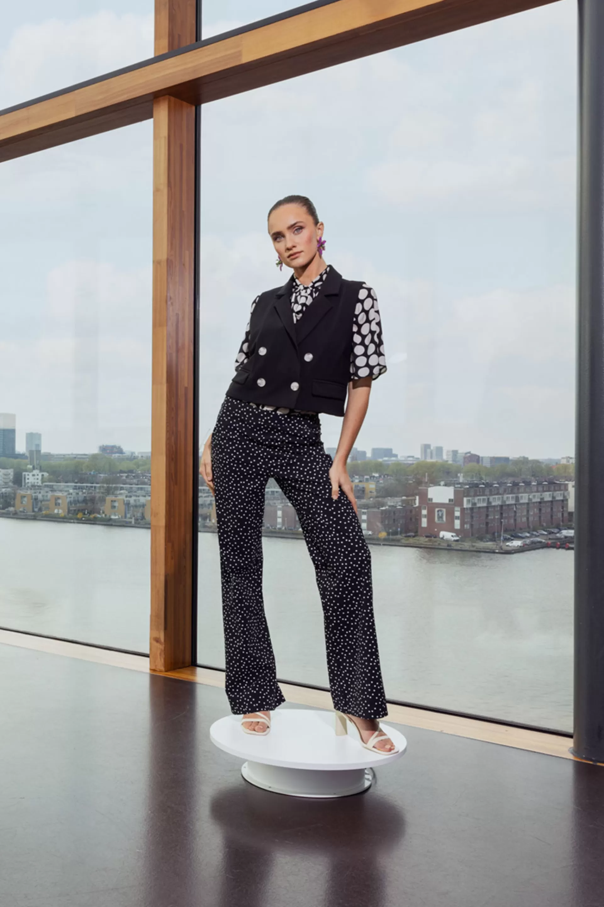 Studio Anneloes Broeken<Marilon irr dots trousers -