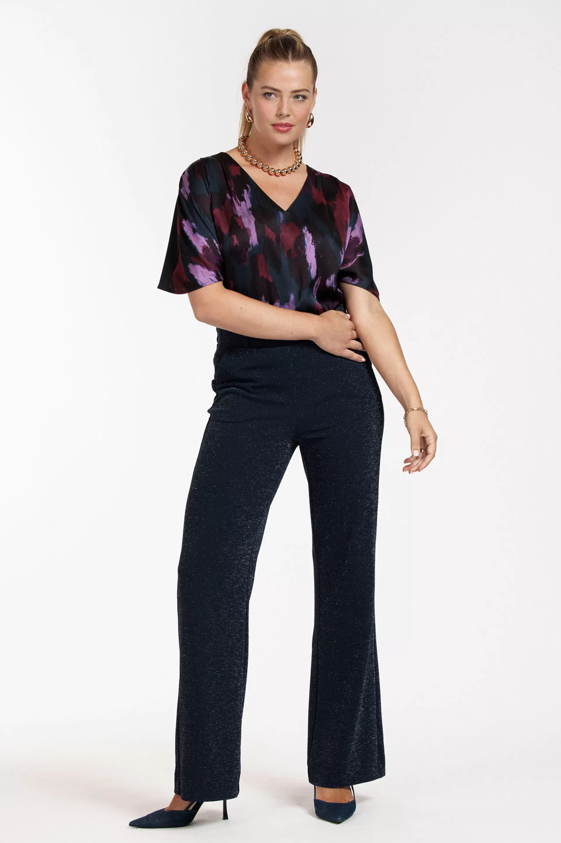 Studio Anneloes Broeken<Marilon sparkle trousers -