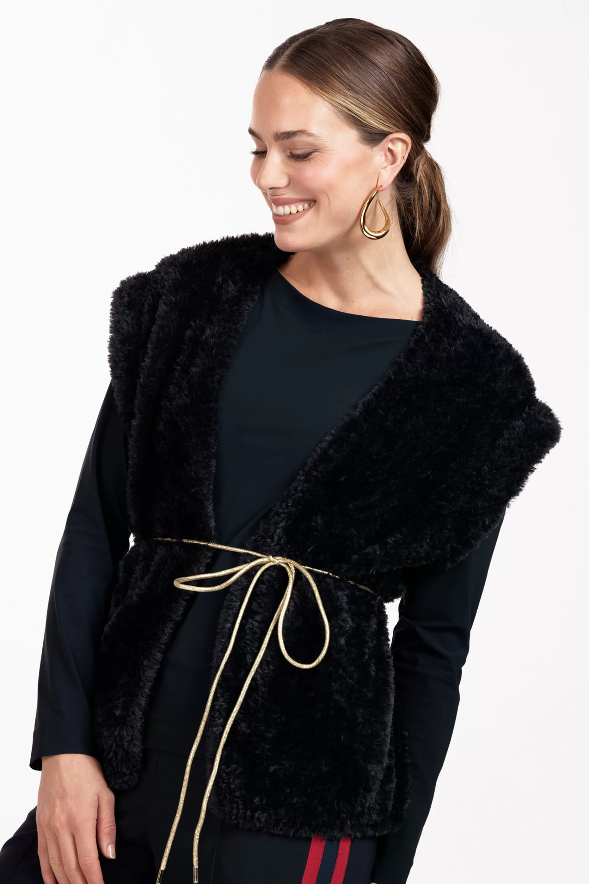 Studio Anneloes Truien & Vesten<Marly fluffy waistcoat -