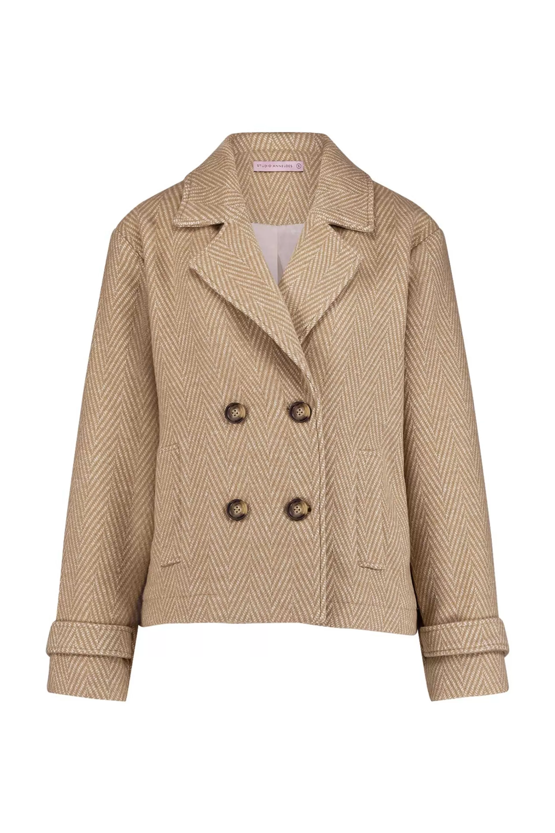 Studio Anneloes Blazers & Jasjes | Jassen<Meriel herringbone jacket -